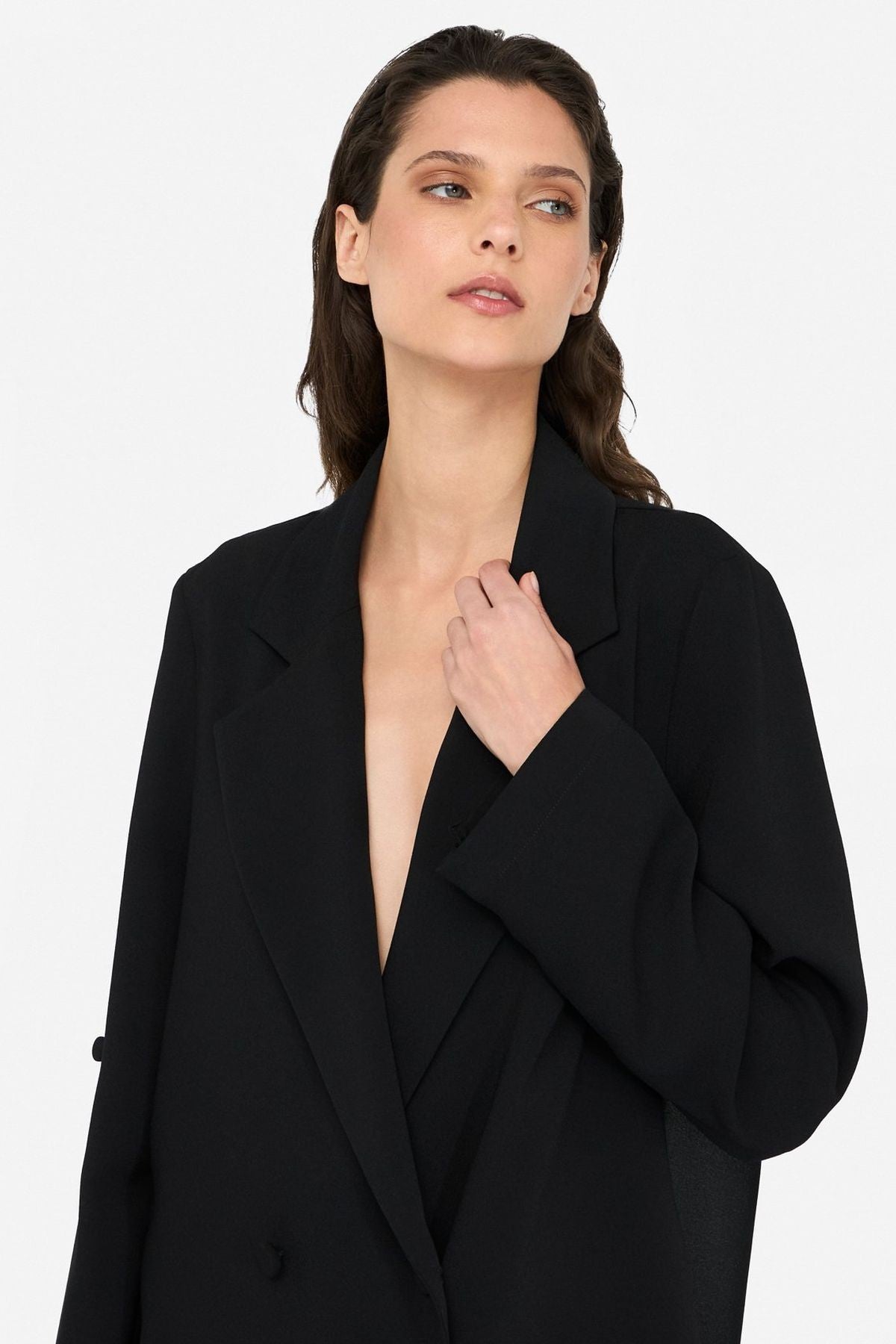 Liu Jo Sırtı Şifon Blazer Ceket