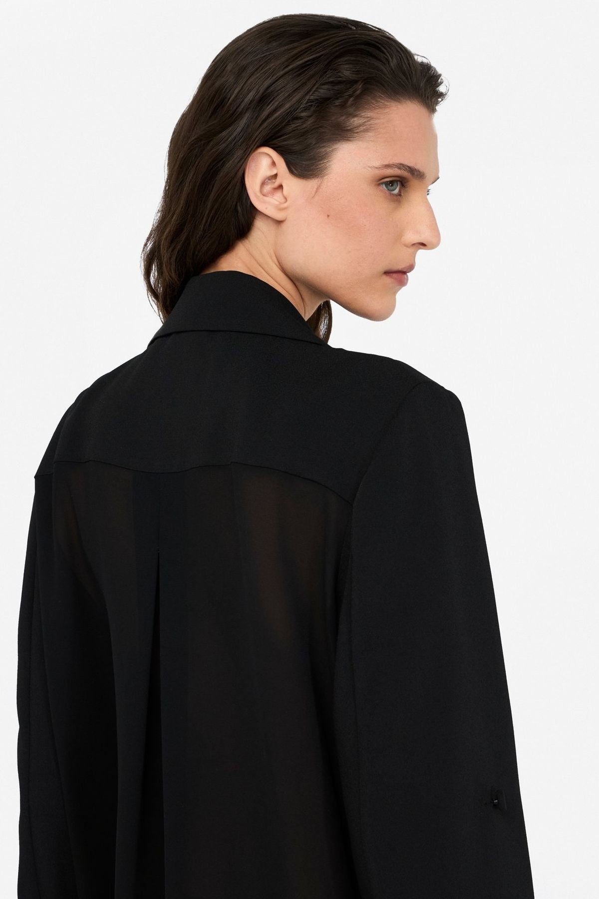 Liu Jo Sırtı Şifon Blazer Ceket