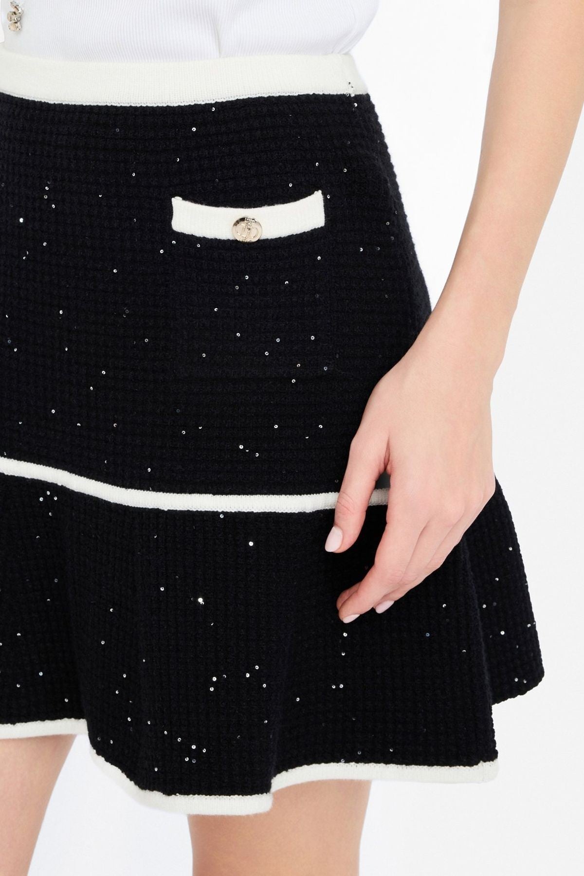 Liu Jo Lurex Triko Mini Etek