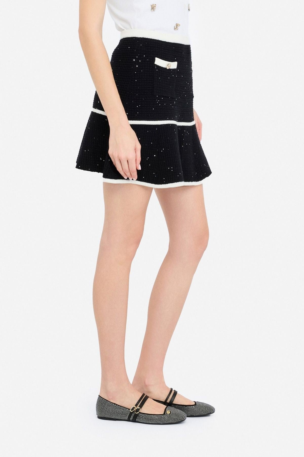 Liu Jo Lurex Triko Mini Etek