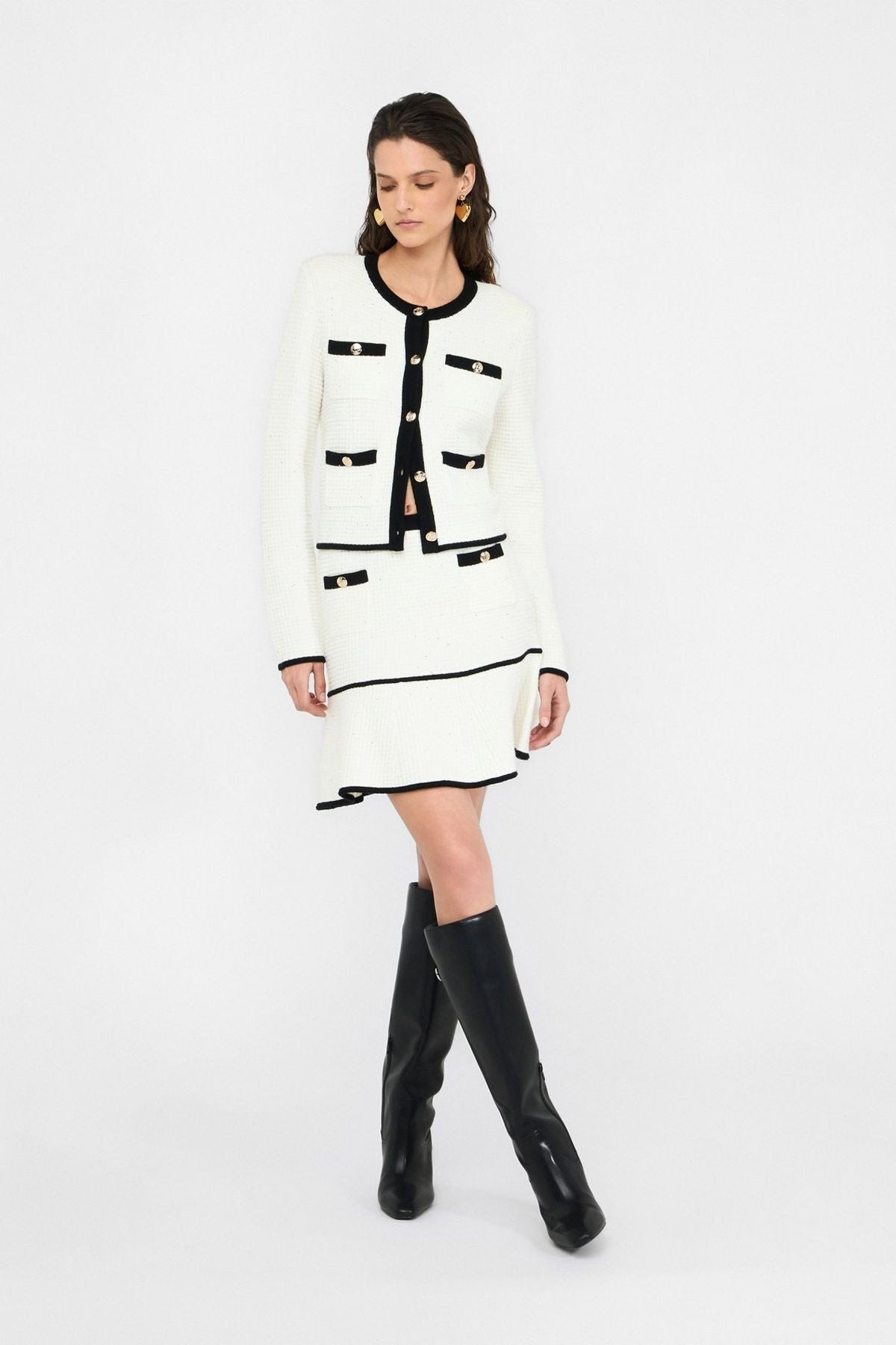 Liu Jo Lurex Triko Mini Etek