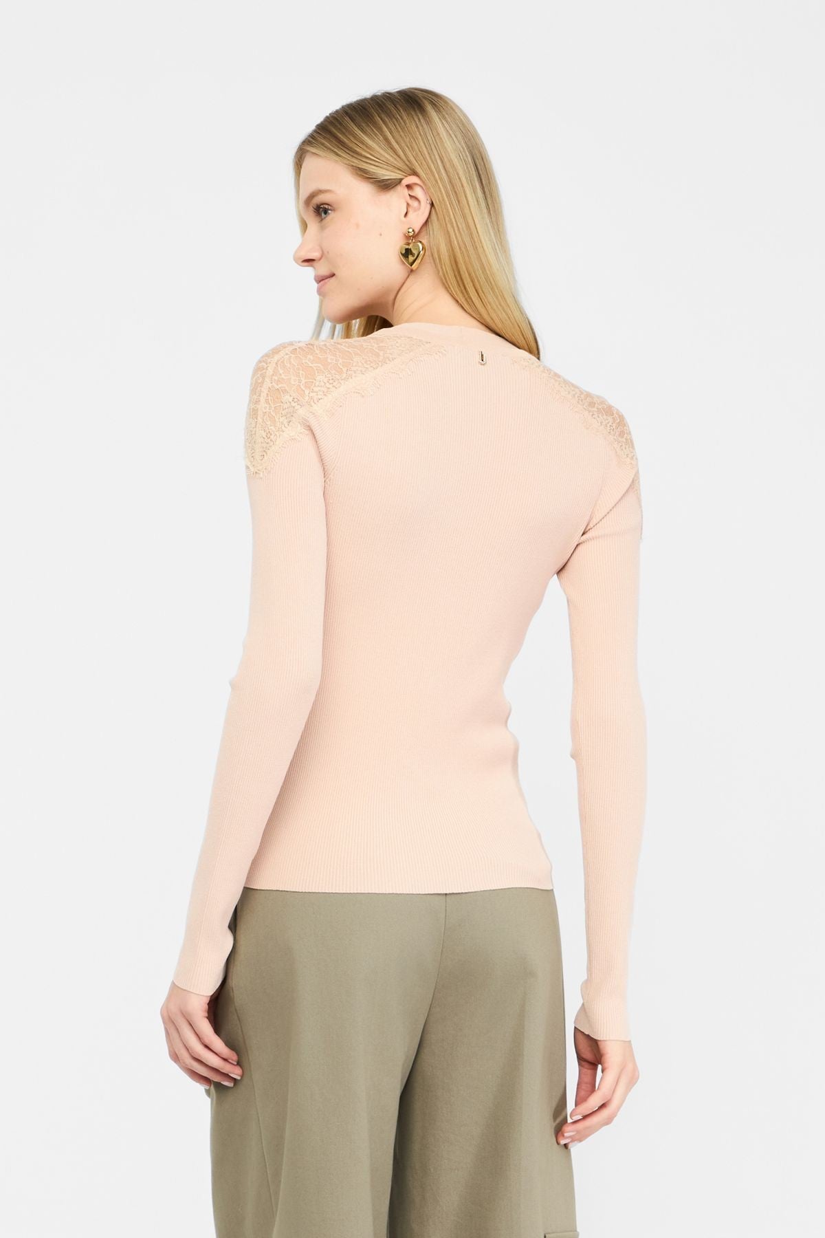 Liu Jo Uzun Kollu Dantelli Hırka