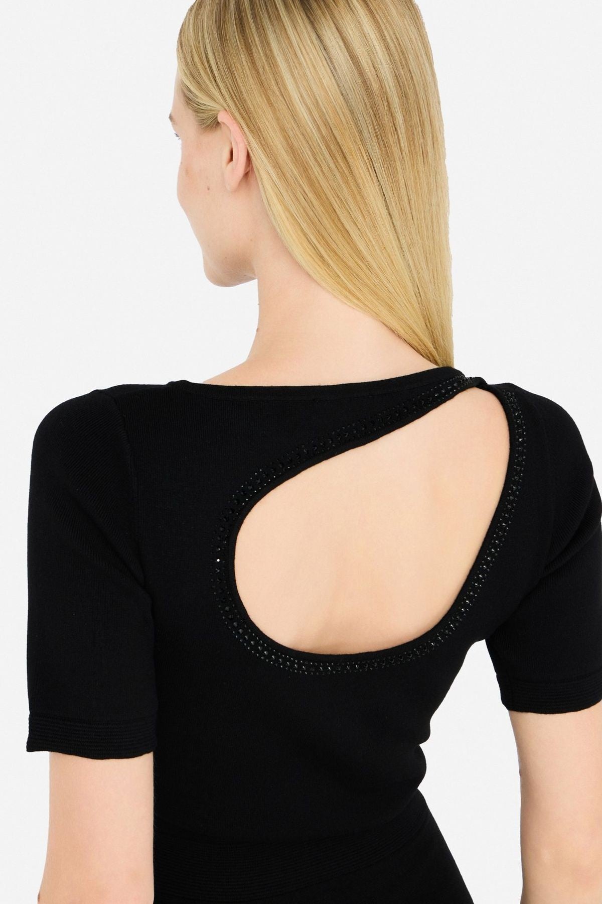 Liu Jo Sırt Dekolteli Triko Elbise