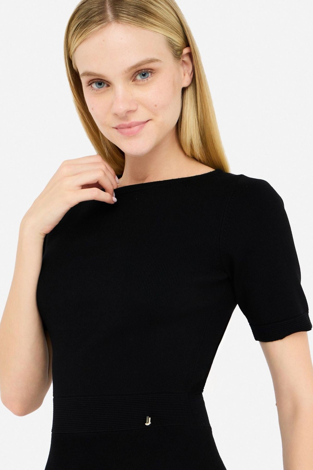 Liu Jo Sırt Dekolteli Triko Elbise