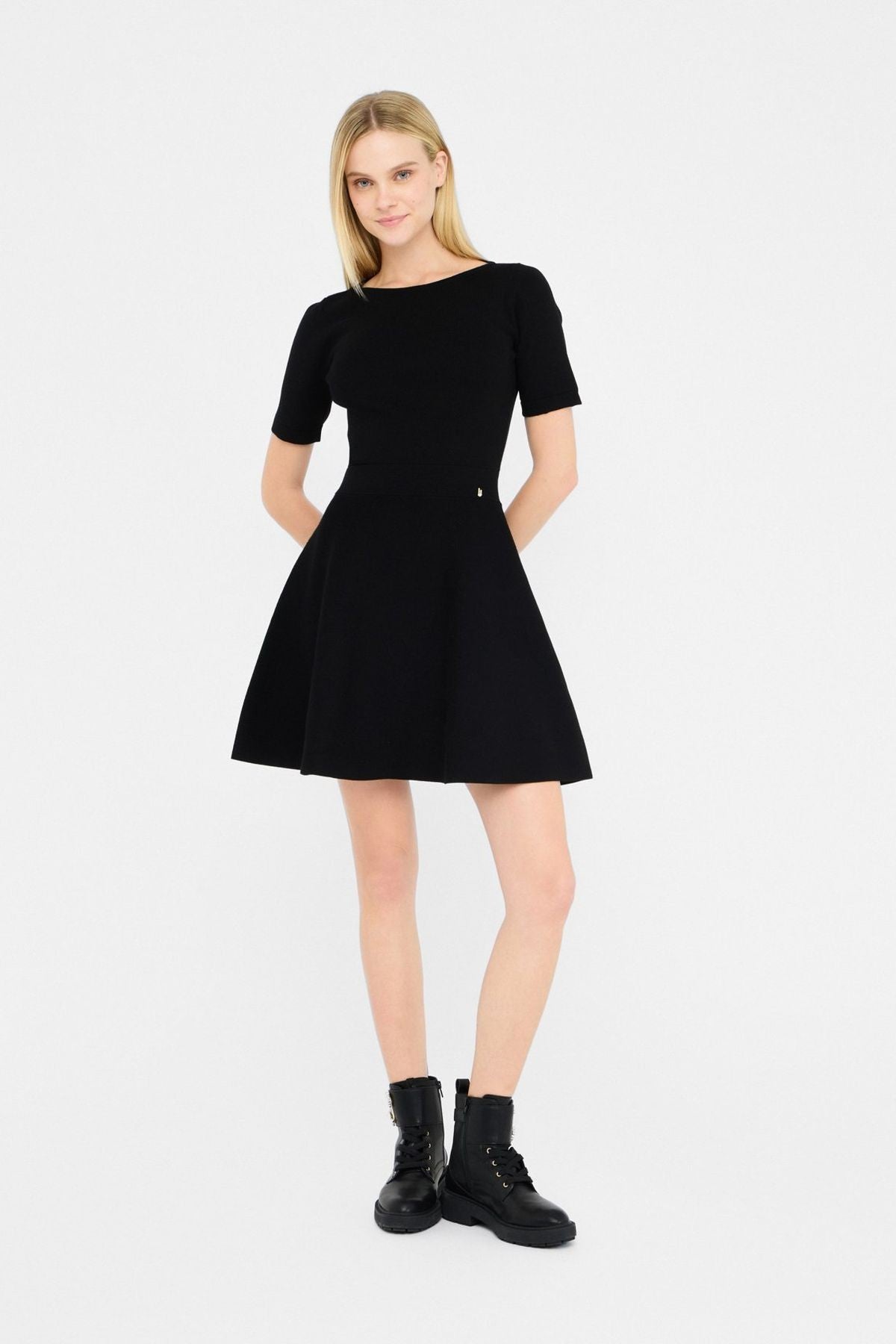 Liu Jo Sırt Dekolteli Triko Elbise