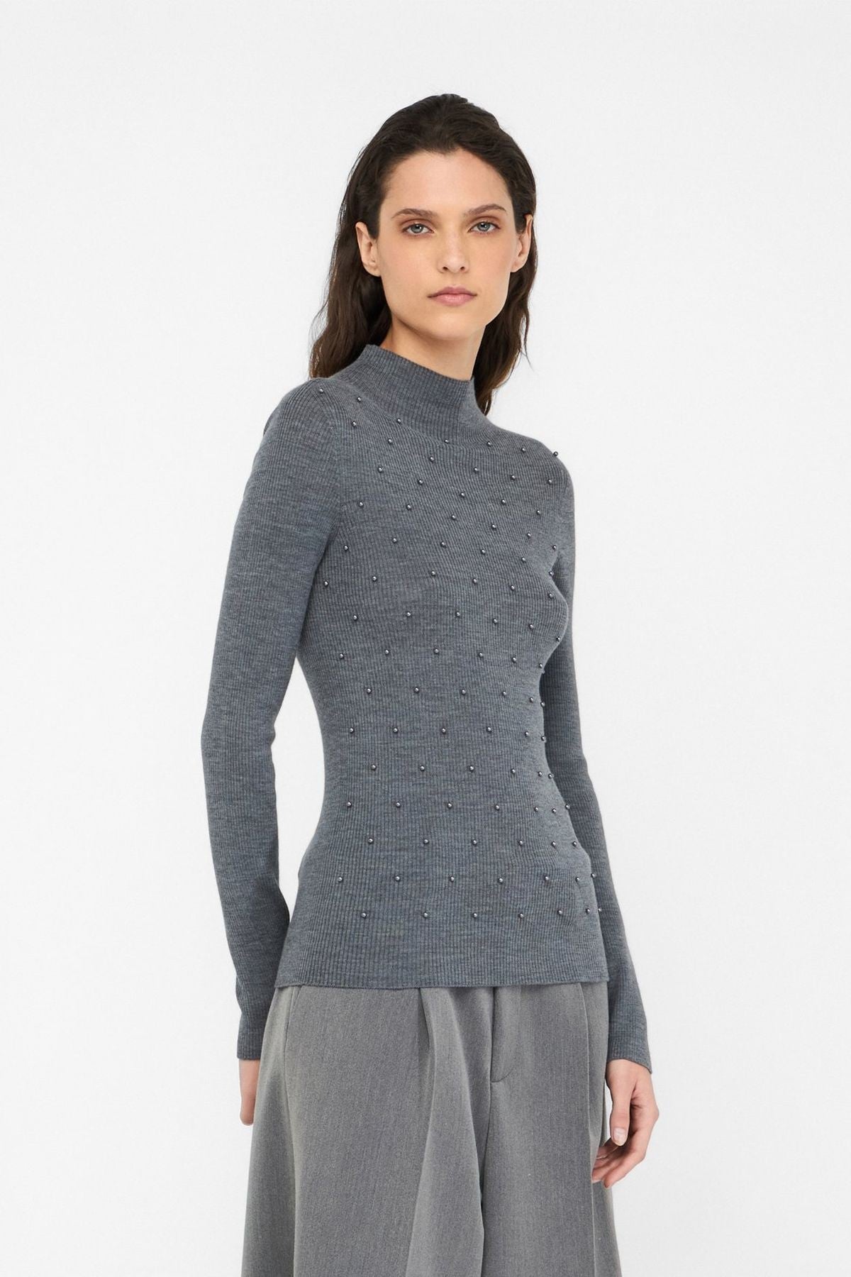 Liu Jo Boncuk Aplikelii Yün Triko