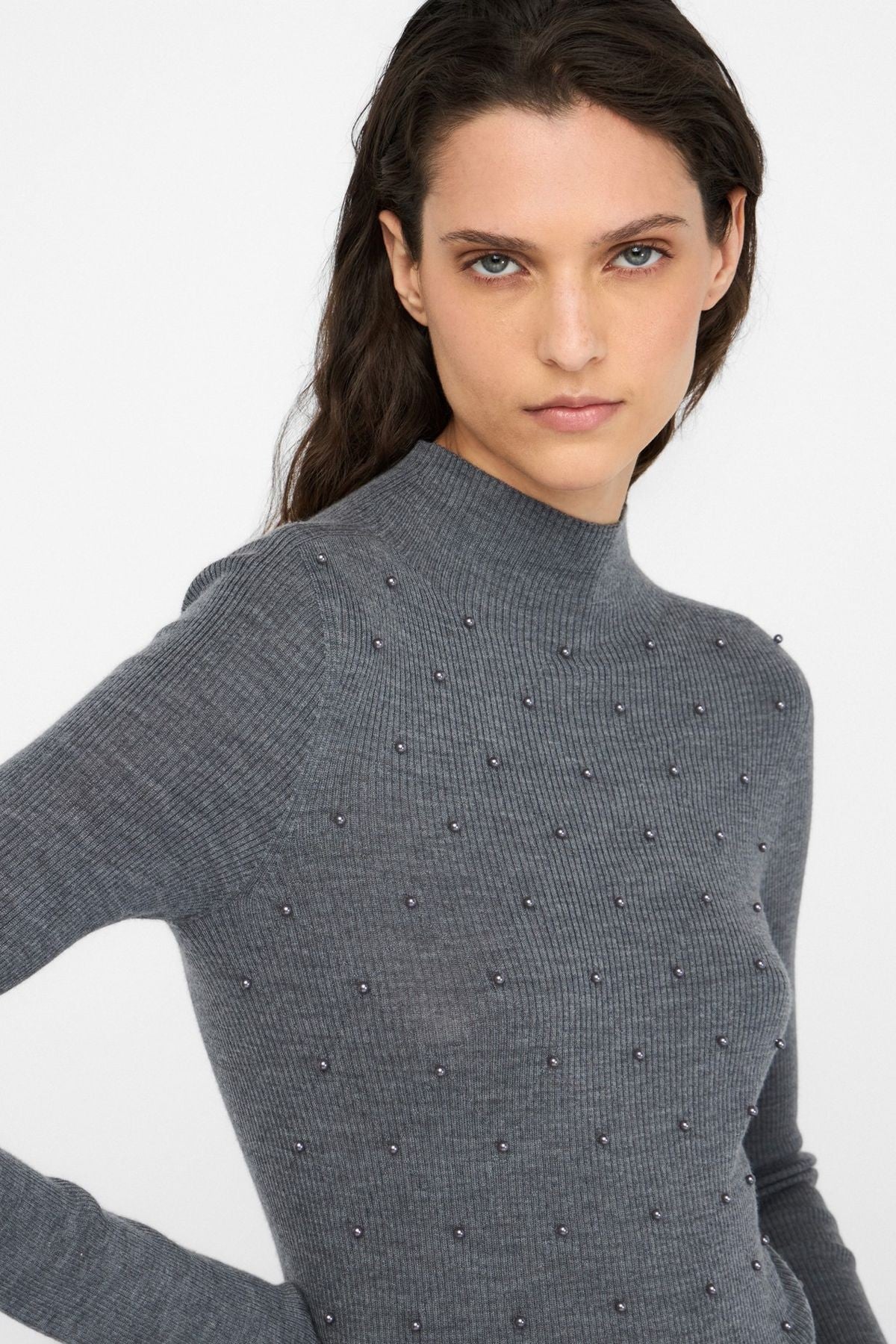 Liu Jo Boncuk Aplikelii Yün Triko