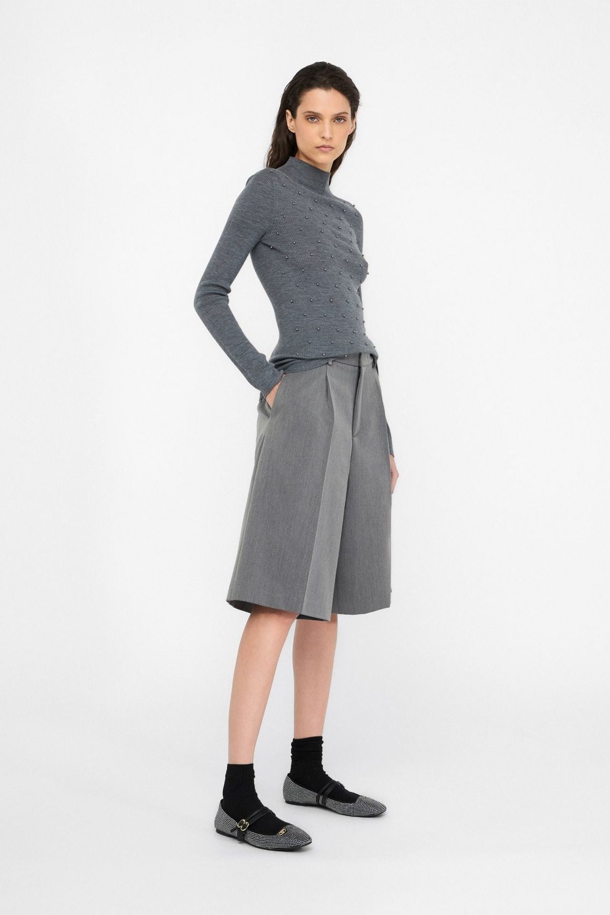 Liu Jo Boncuk Aplikelii Yün Triko