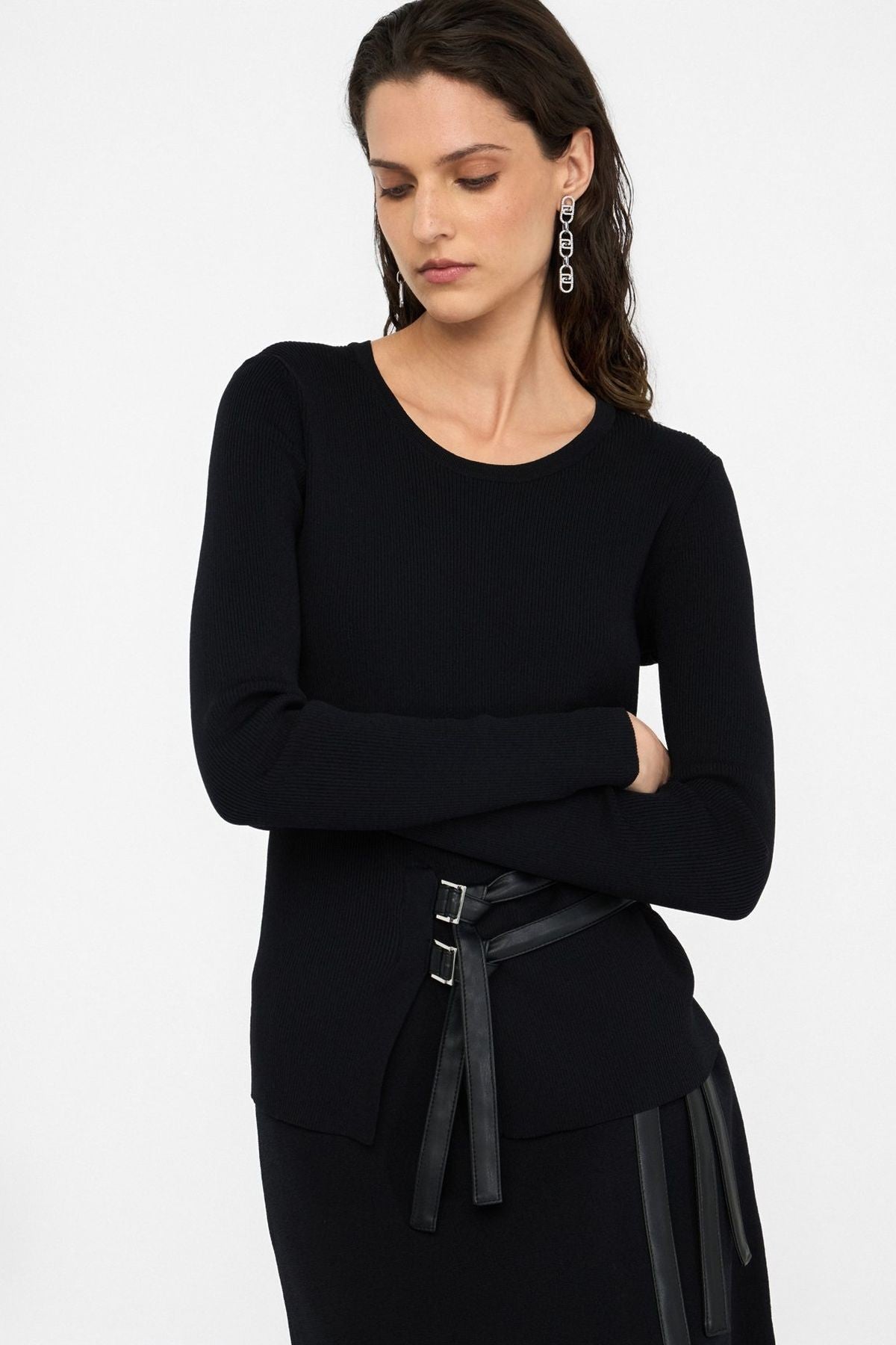 Liu Jo Kemer Detaylı Triko