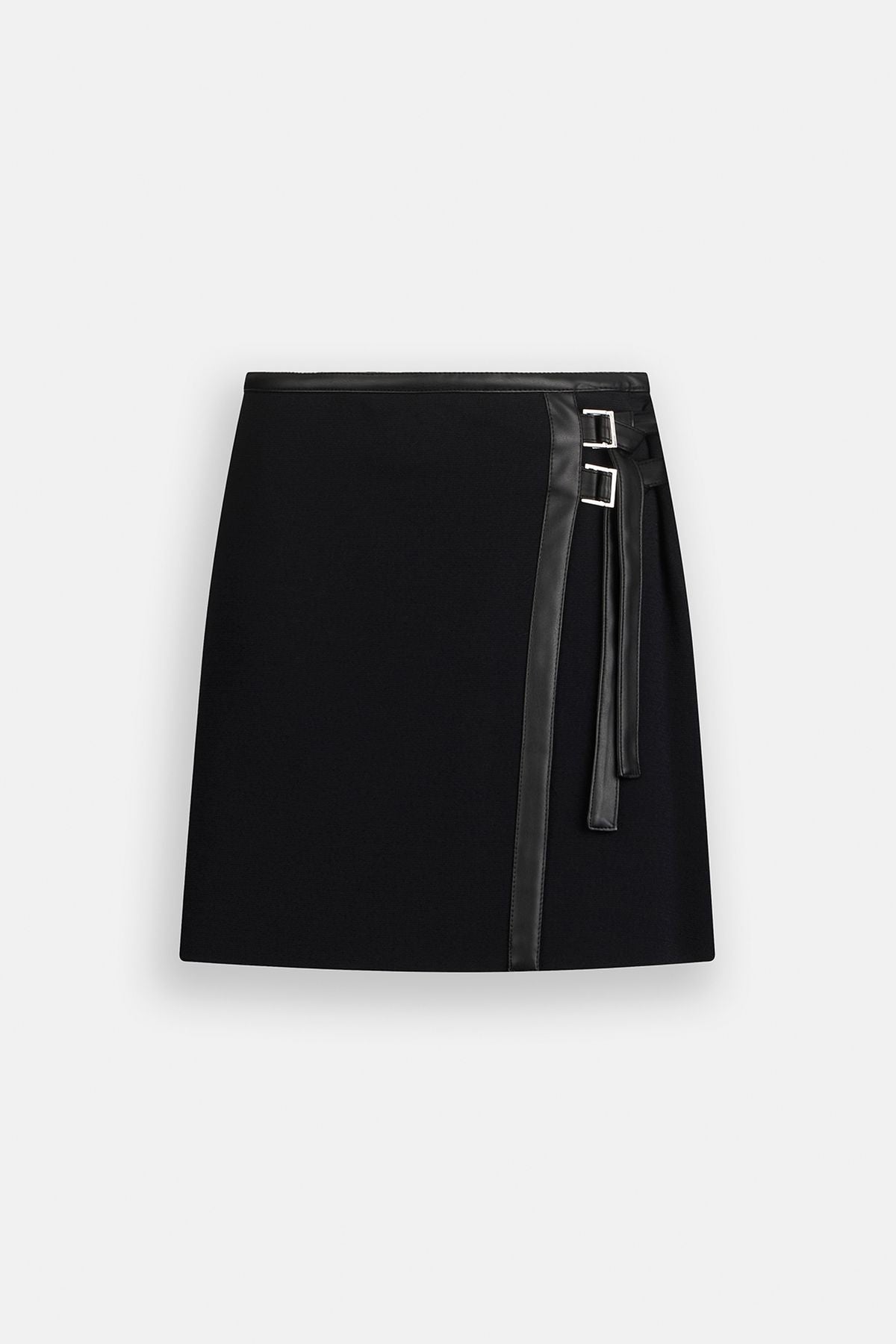 Liu Jo Deri Detaylı Triklo Mini Etek