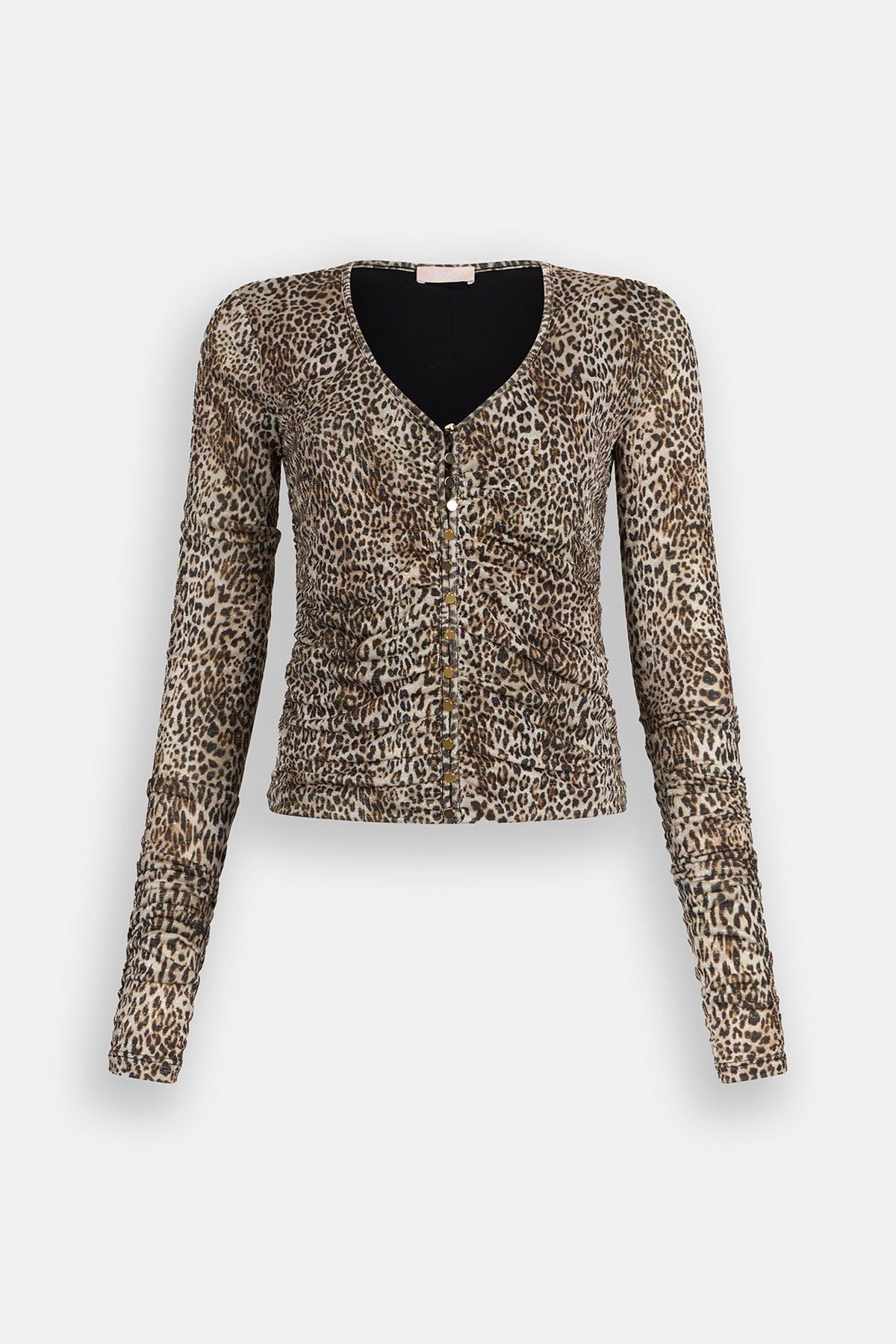 Liu Jo Micro Leopar Desenli Bluz