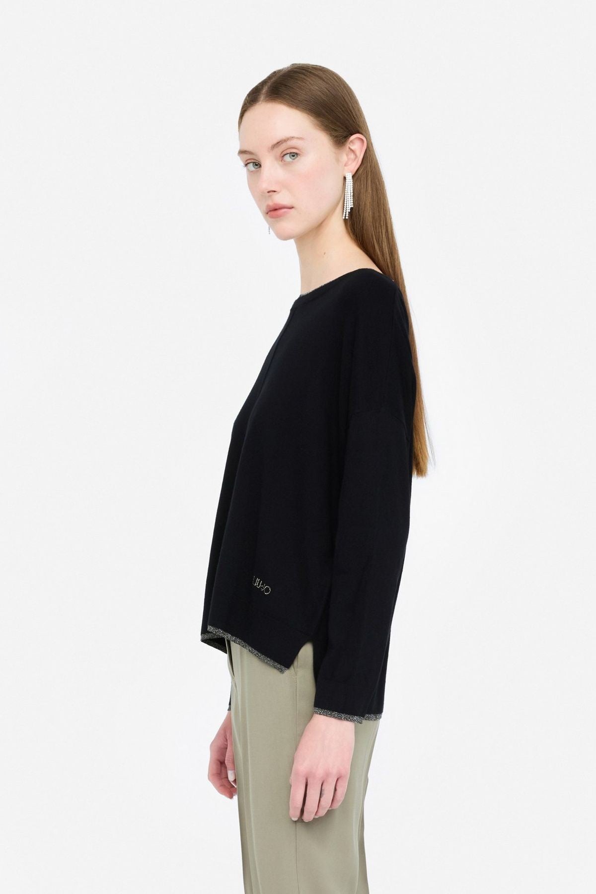 Liu Jo Lurex Detalı Viskon Triko