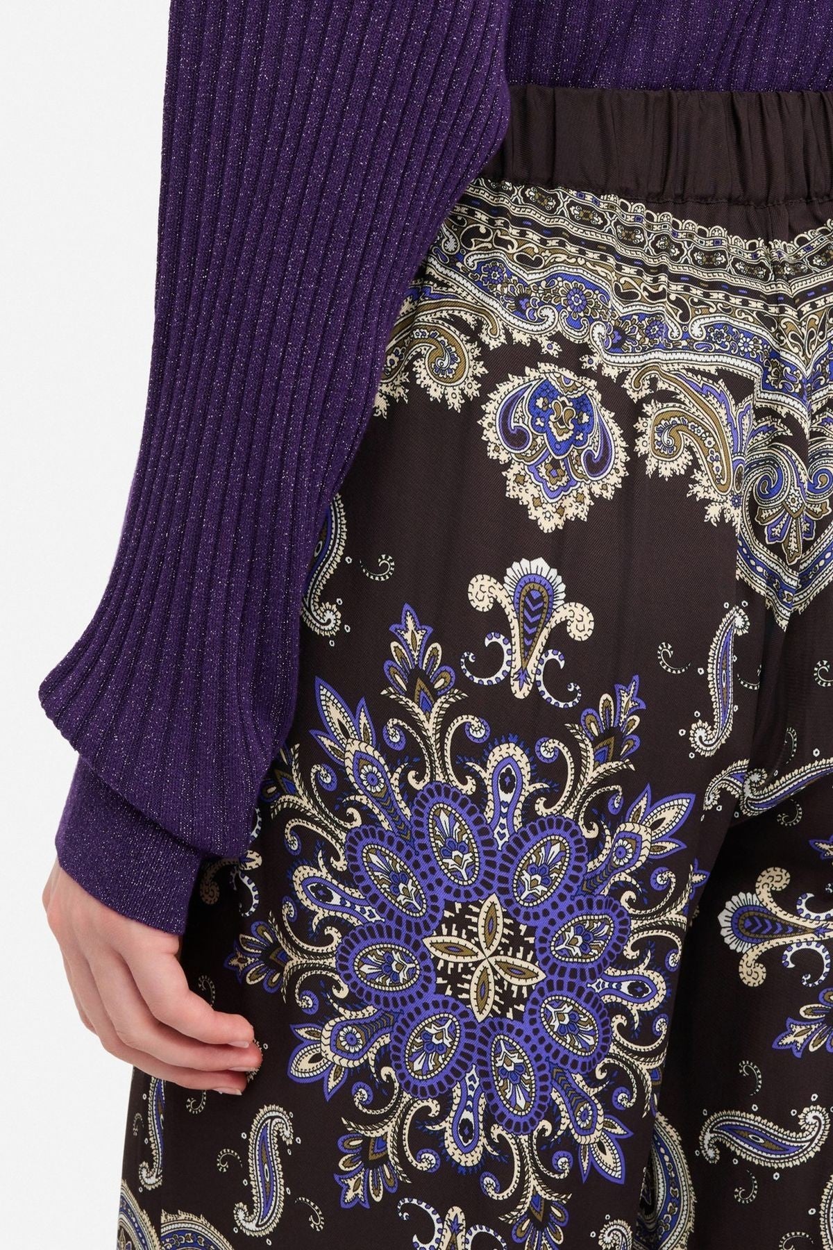 Liu Jo Desenli Saten Pantolon