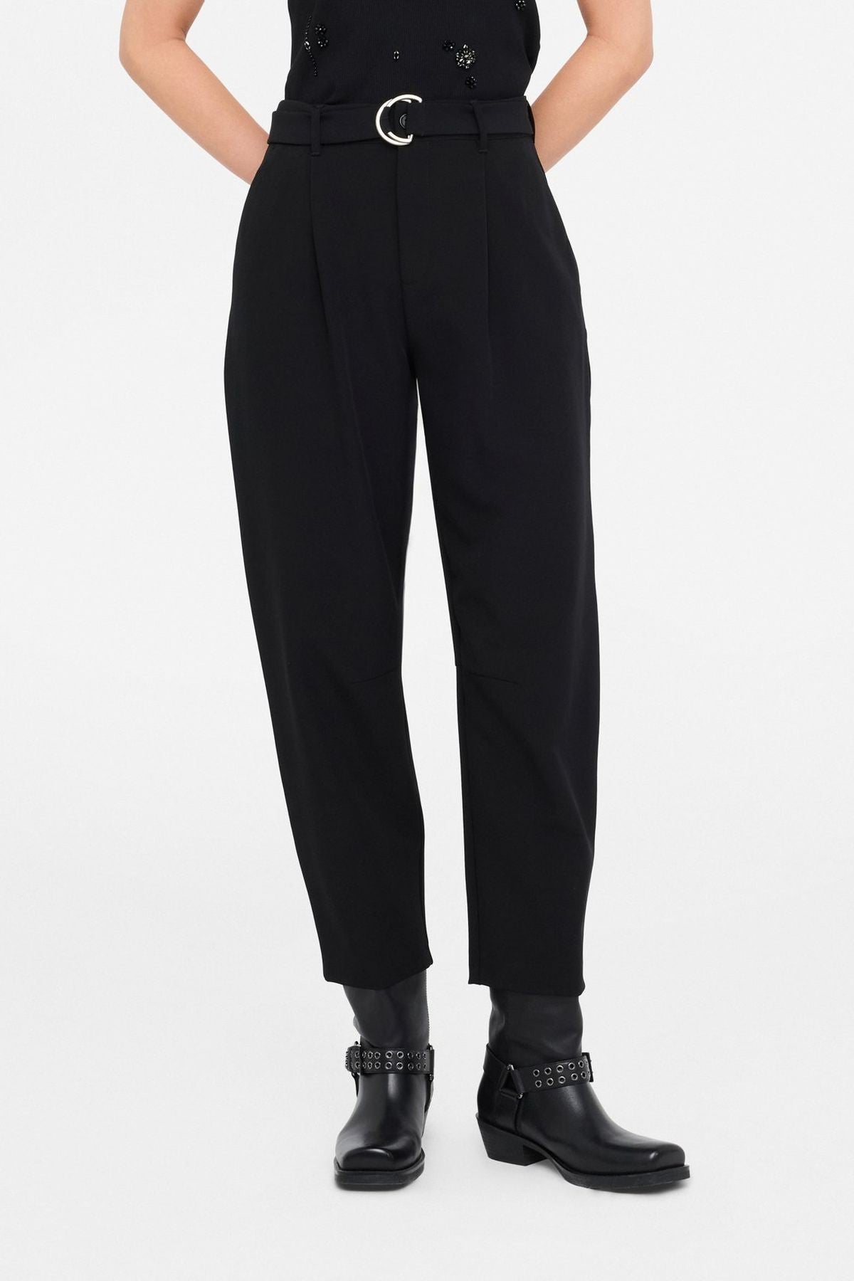 Liu Jo Kemerli Balon Kesim Kumaş Pantolon