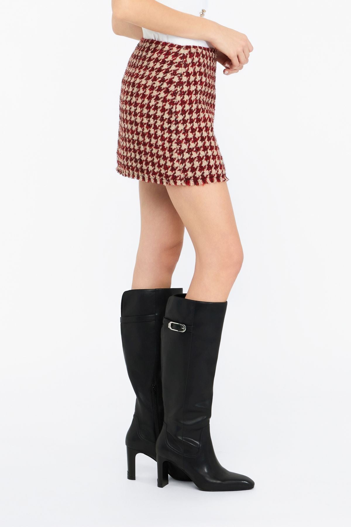 Liu Jo Kazayağı Desenli Mini Etek