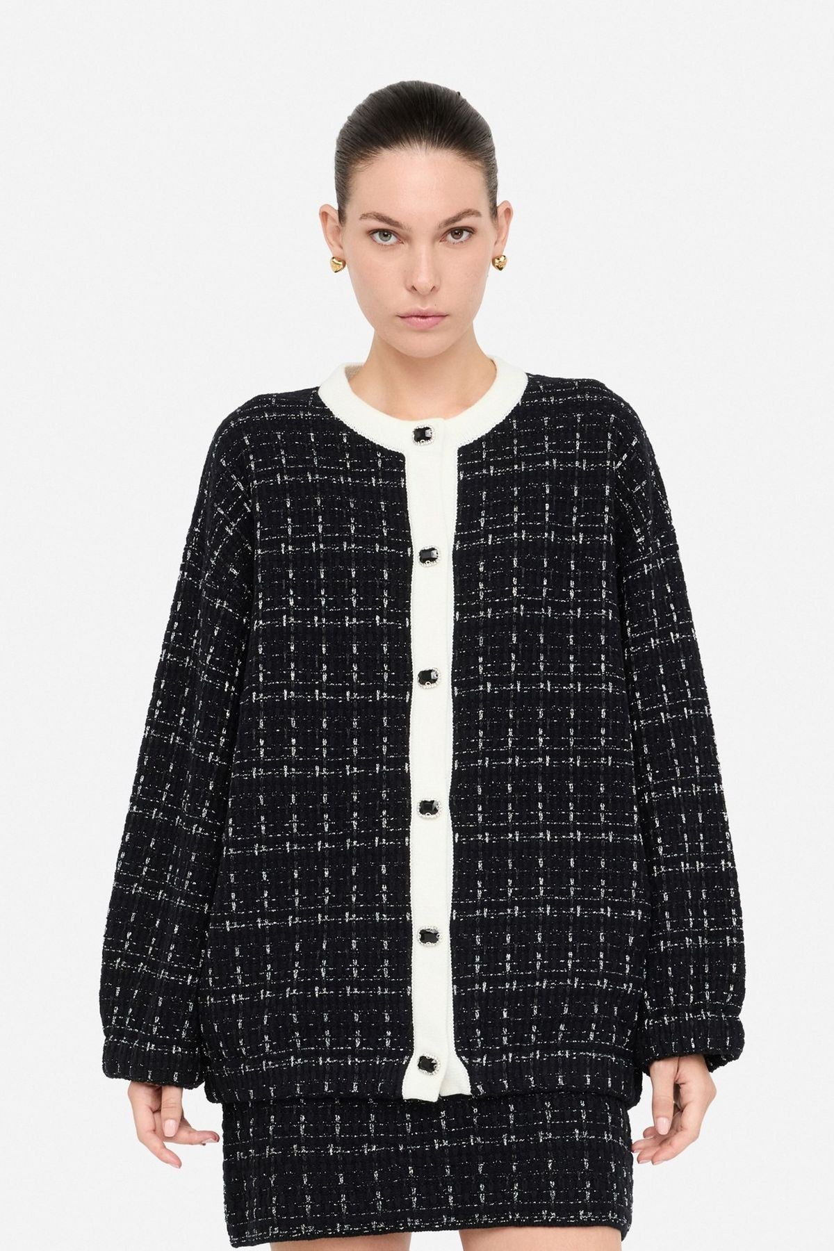 Liu Jo Düğmeli Triko Ceket