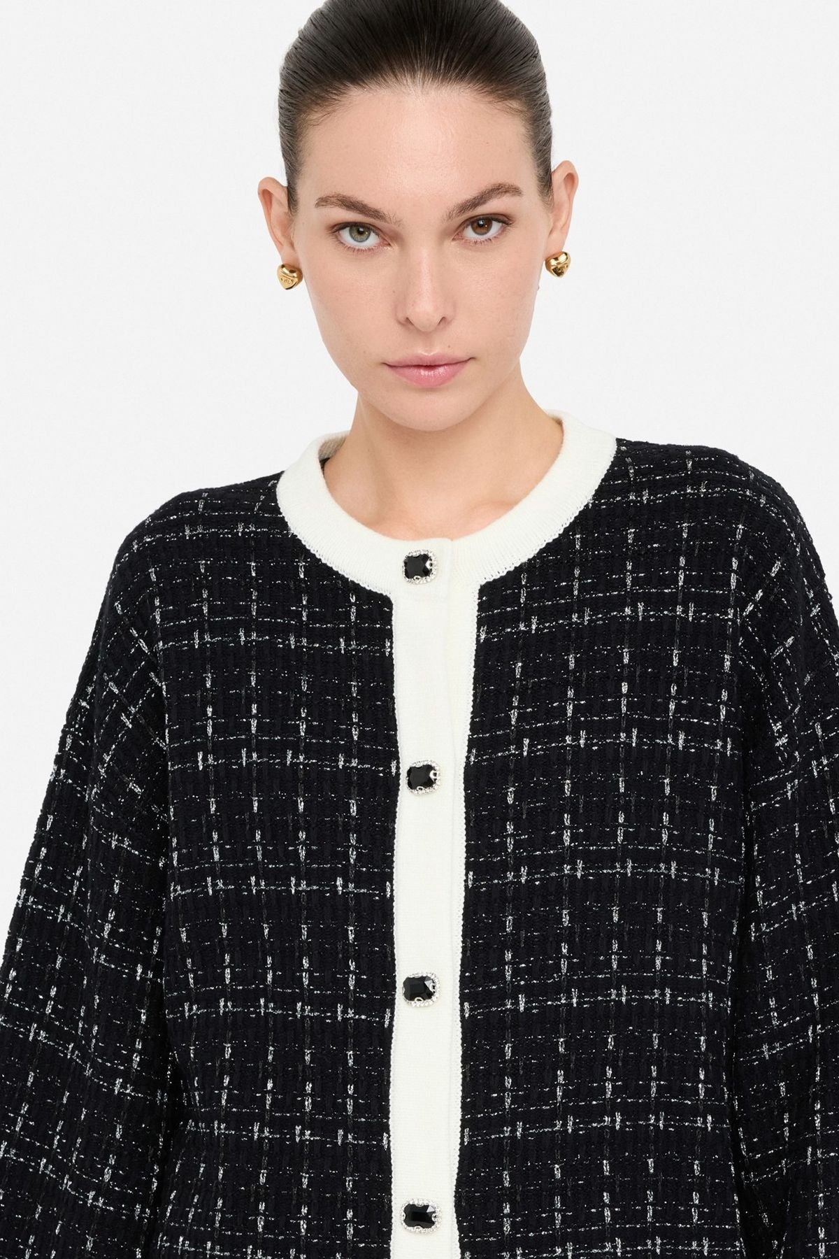 Liu Jo Düğmeli Triko Ceket