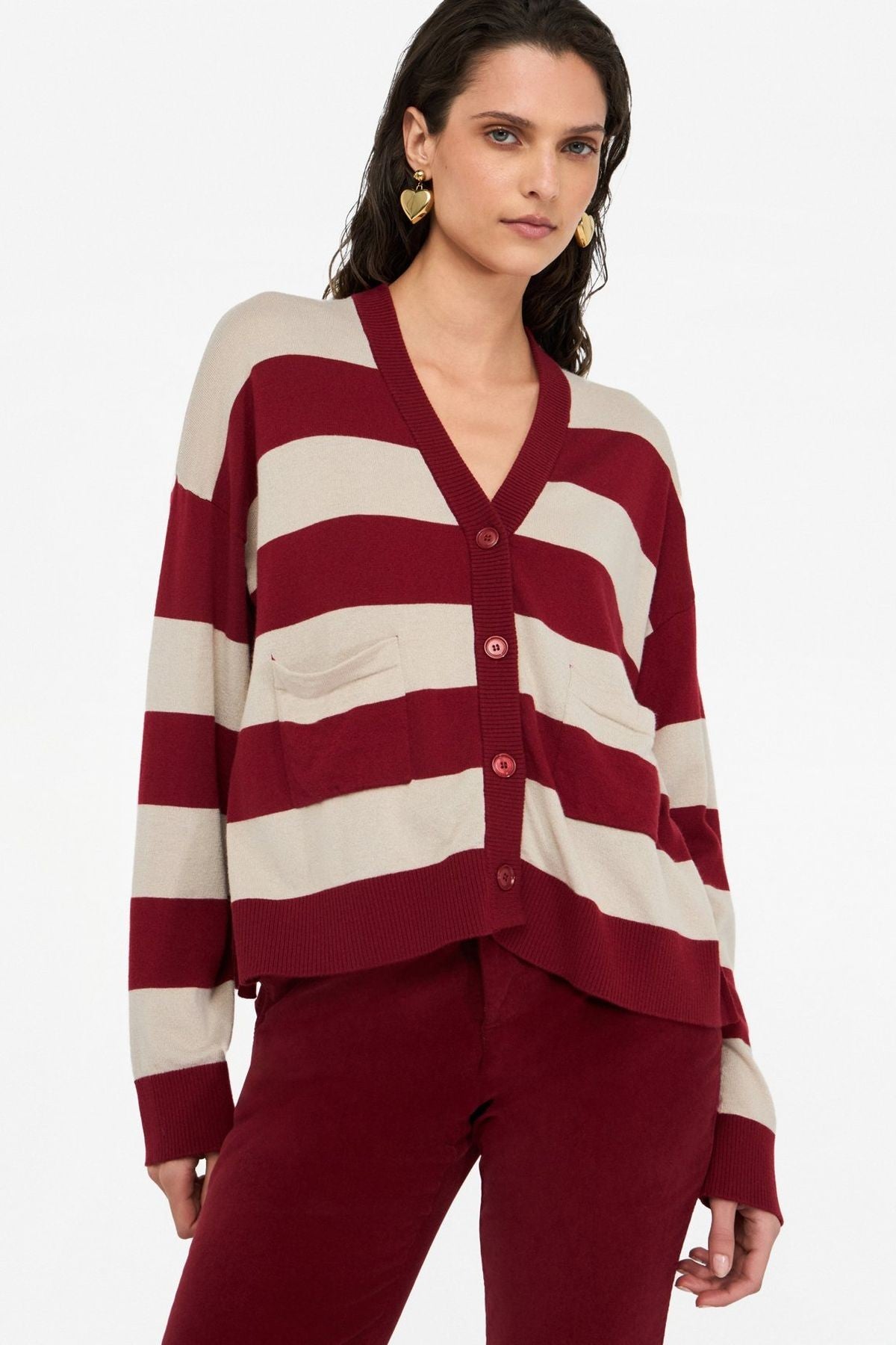 Liu Jo Çizgili Hırka