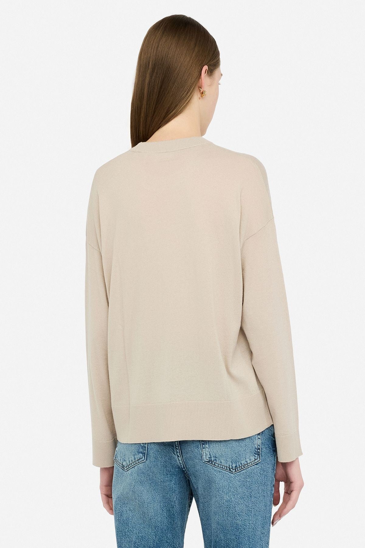 Liu Jo Yün Karışımlı Bisiklet Yaka Triko