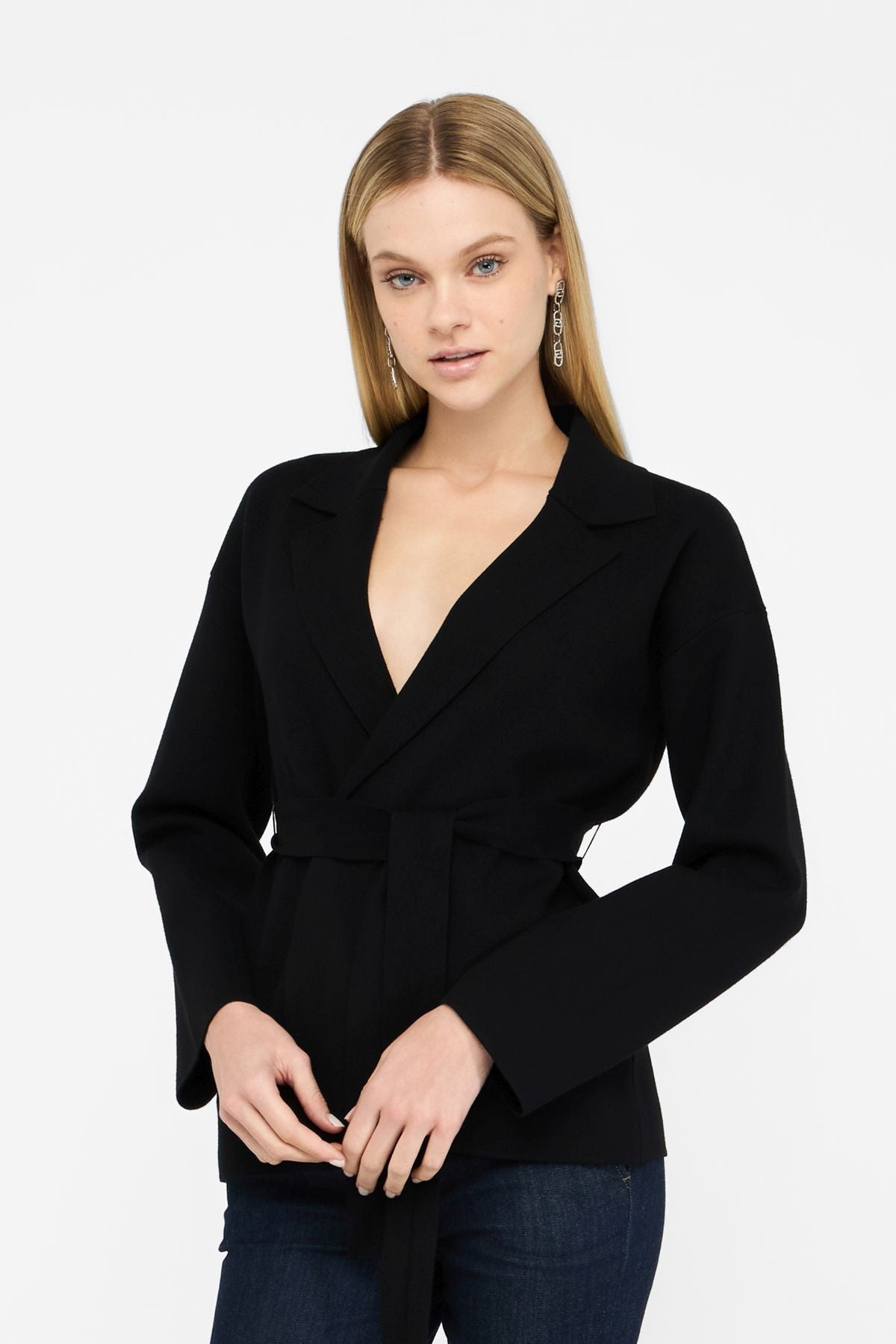 Liu Jo Kemerli Triko Ceket