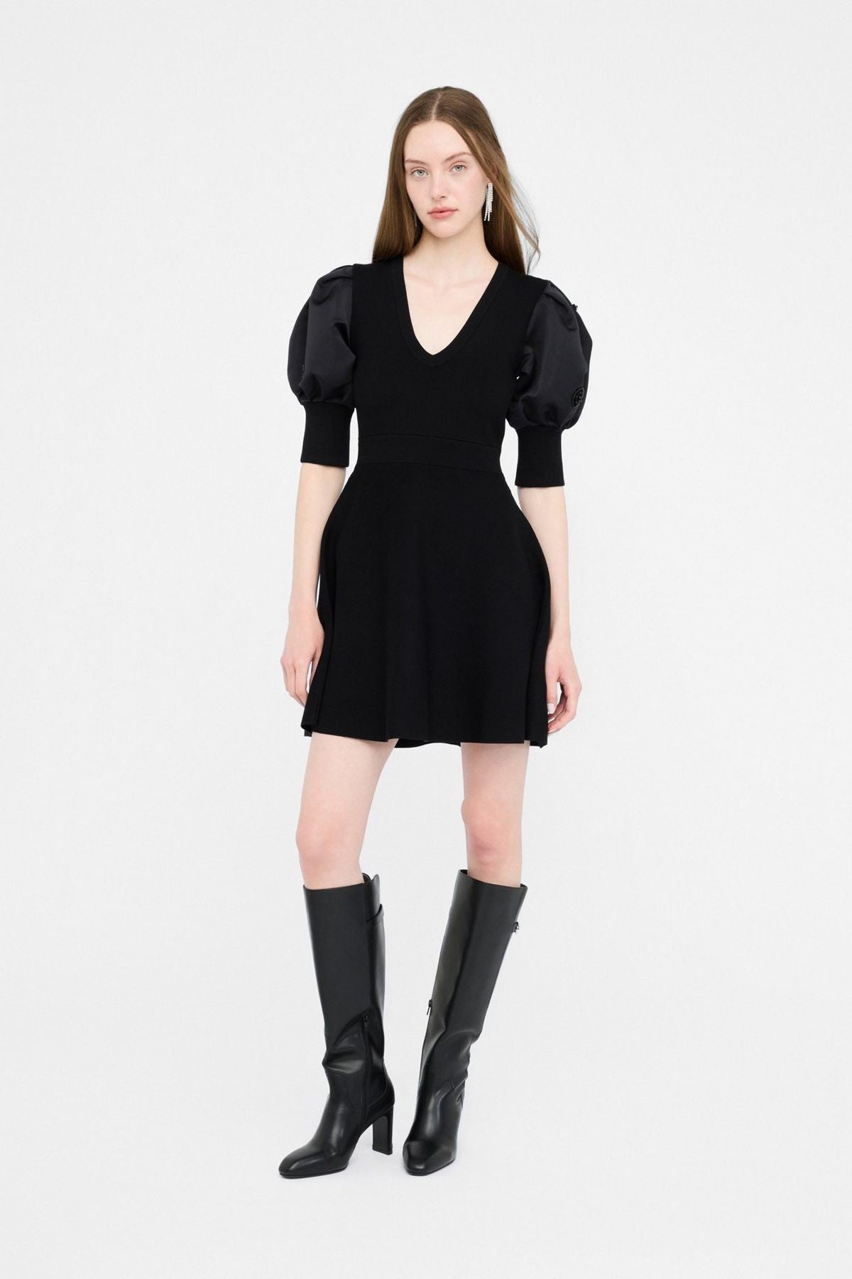 Liu Jo Balon Kollu Triko Elbise