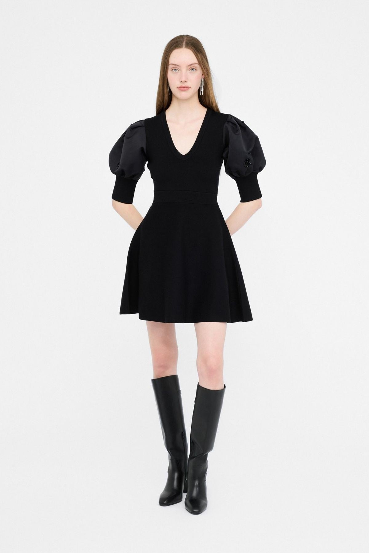 Liu Jo Balon Kollu Triko Elbise