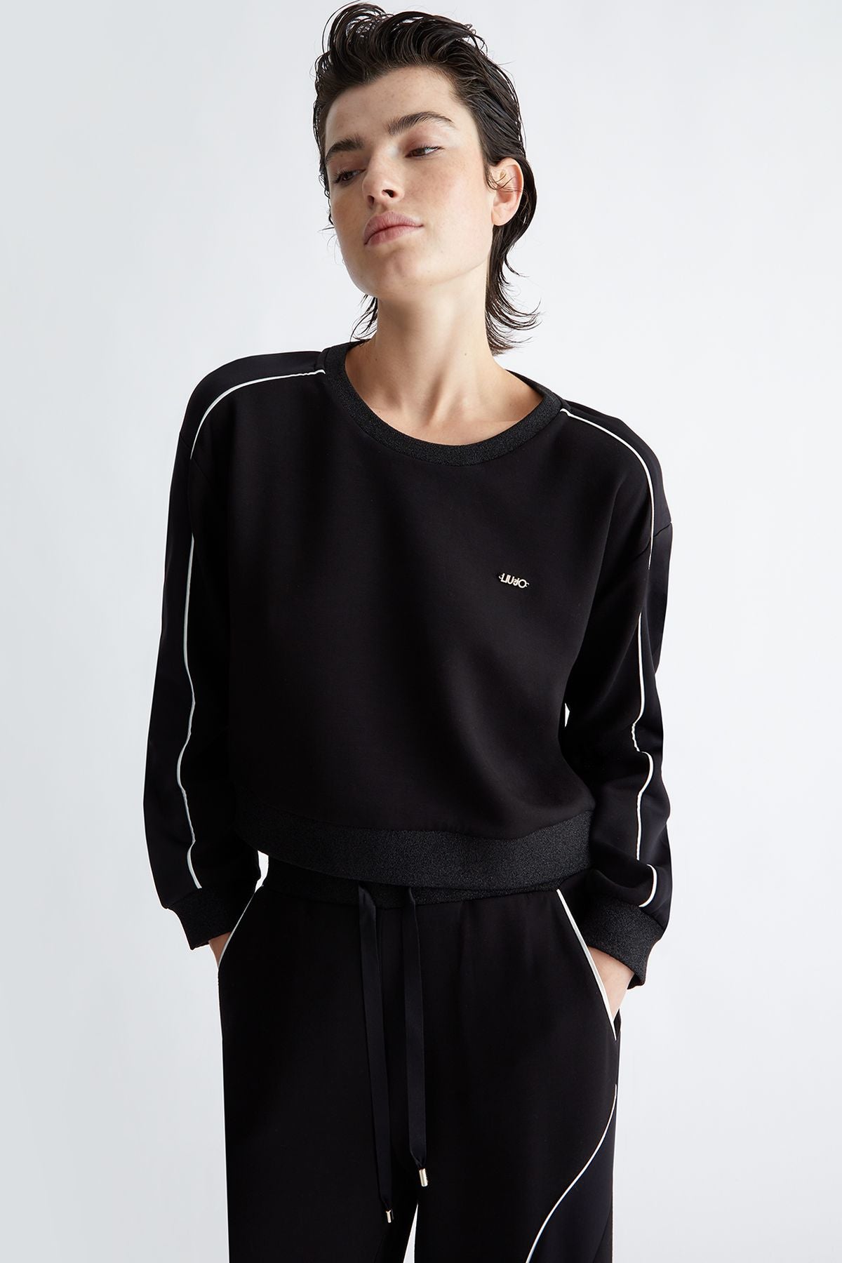 Liu Jo Bisiklet Yaka Scuba Sweatshirt