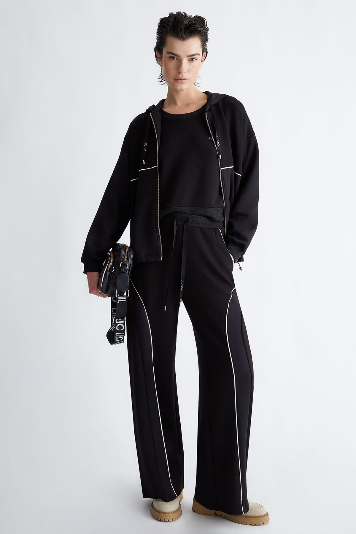 Liu Jo Bisiklet Yaka Scuba Sweatshirt