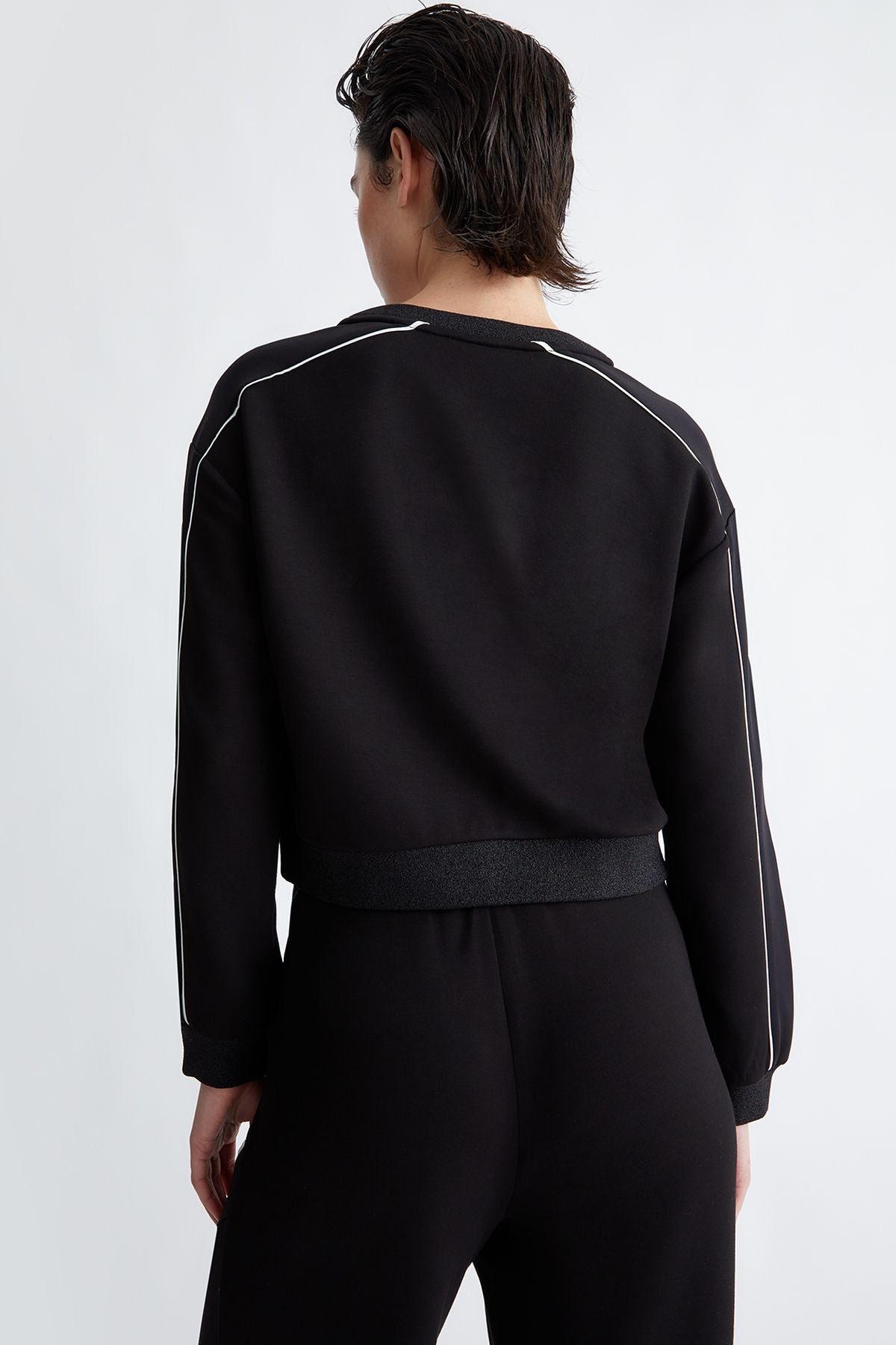 Liu Jo Bisiklet Yaka Scuba Sweatshirt