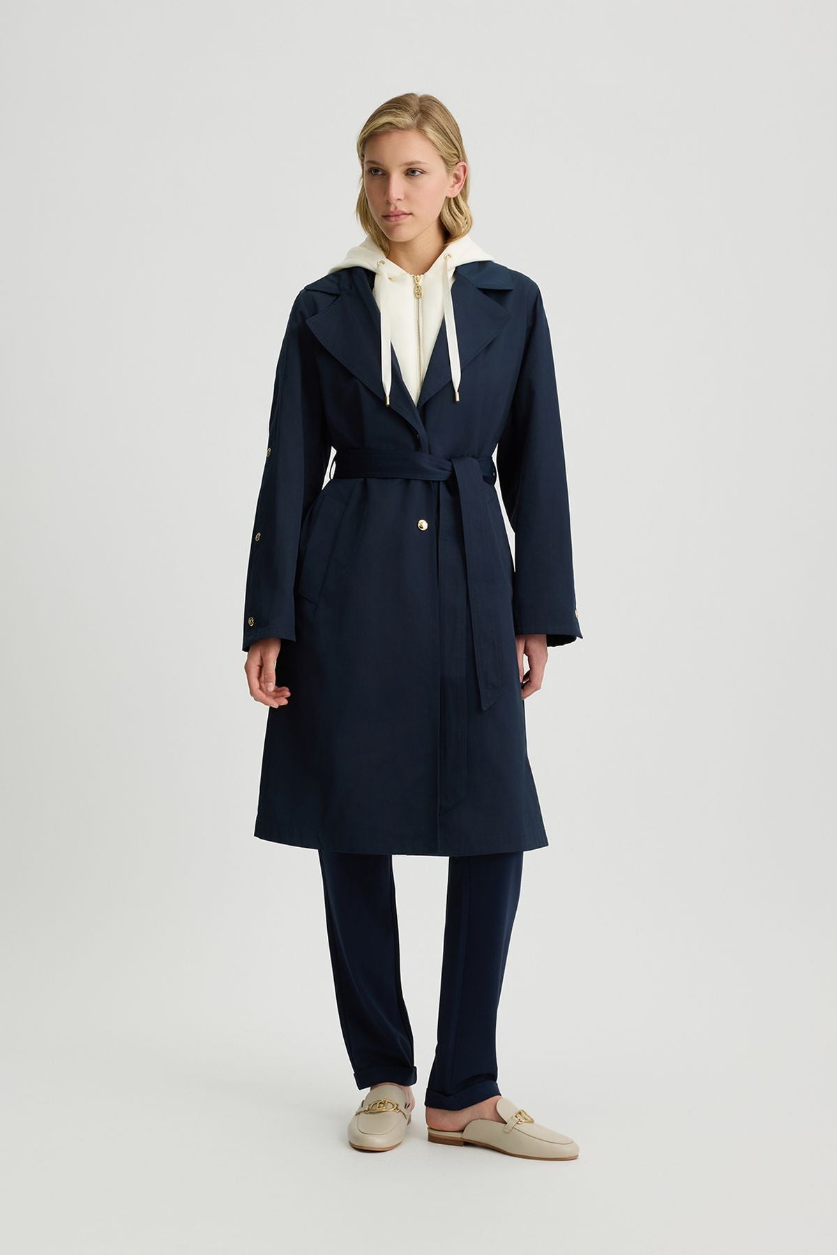 Liu Jo Lacivert Trençkot