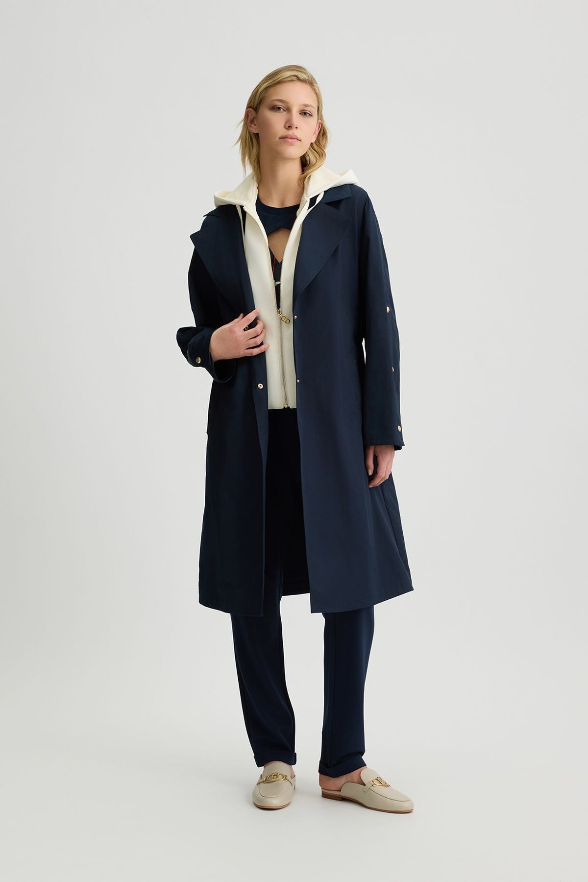 Liu Jo Lacivert Trençkot