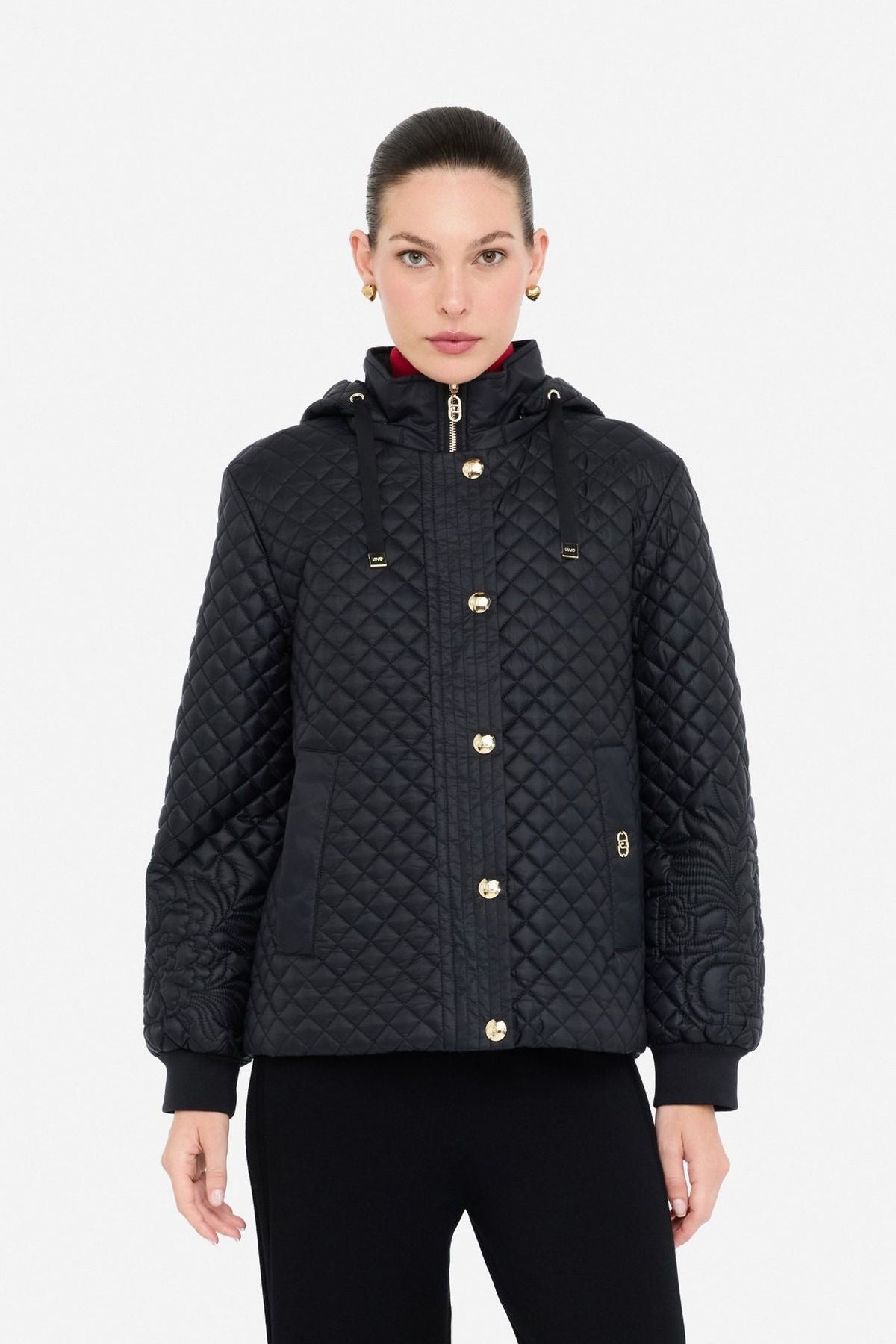 Liu Jo Kapüşonlu Kapitone Mont