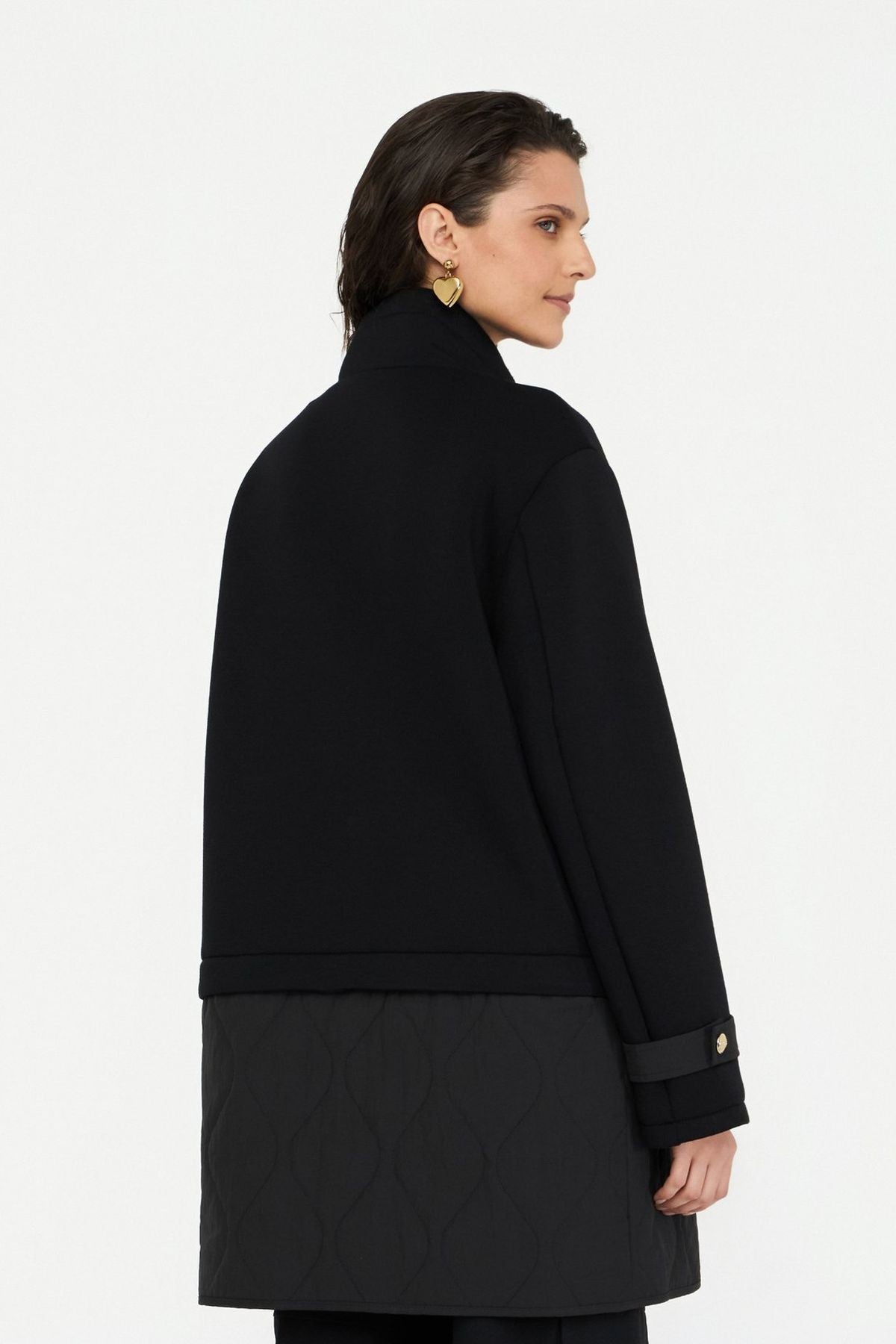 Liu Jo Scuba Kumaş, Altı Çıkabilen Kapitone Mont