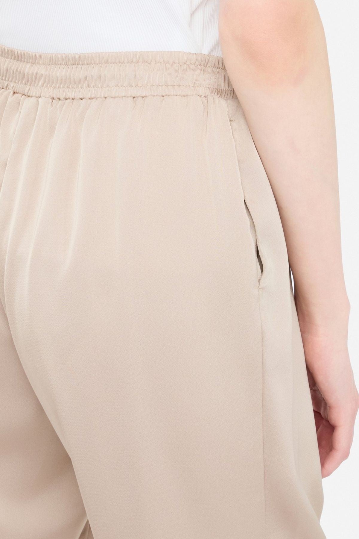 Liu Jo Saten Beli Lastikli Pantolon