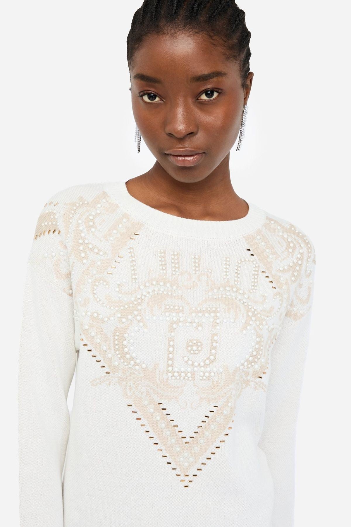 Liu Jo Jakarlı Yün Triko