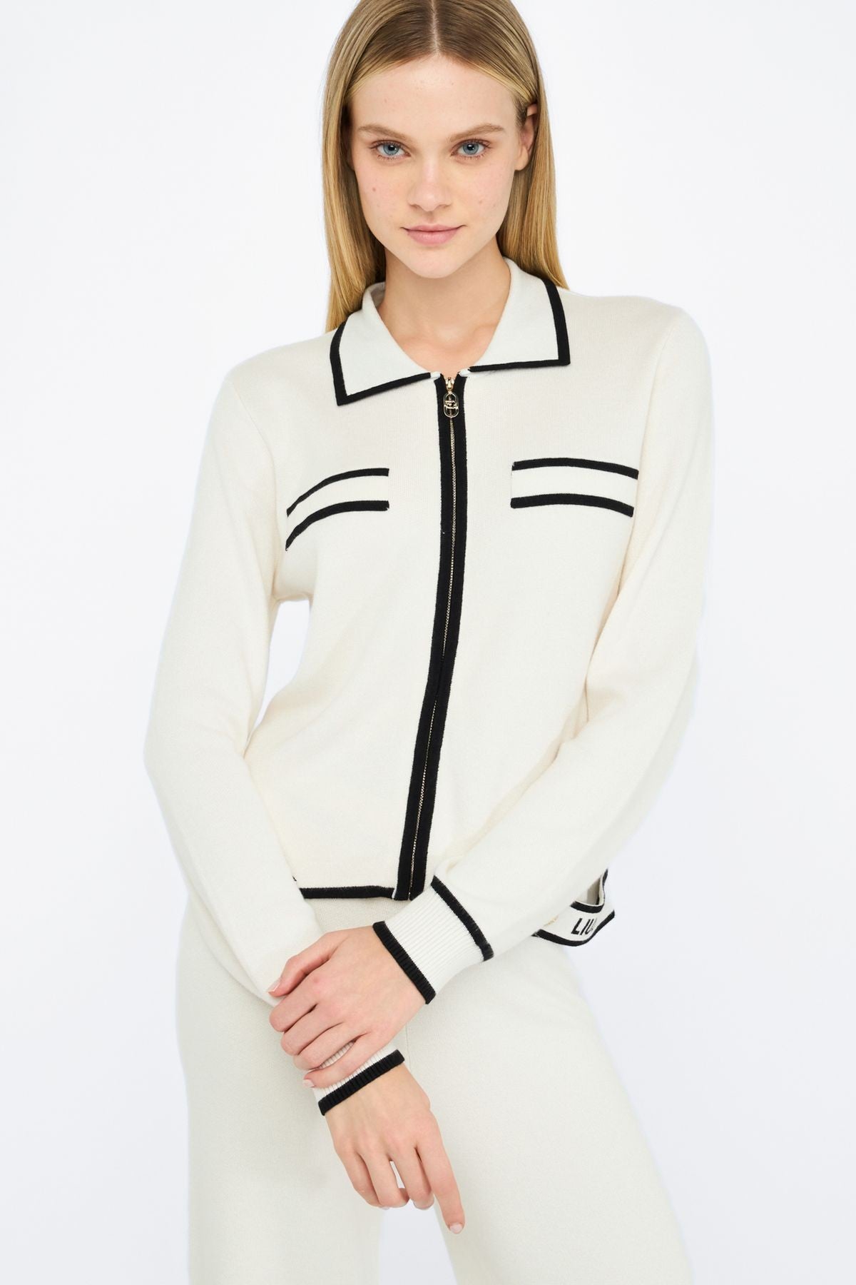 Liu Jo Fermuarlı Triko Ceket