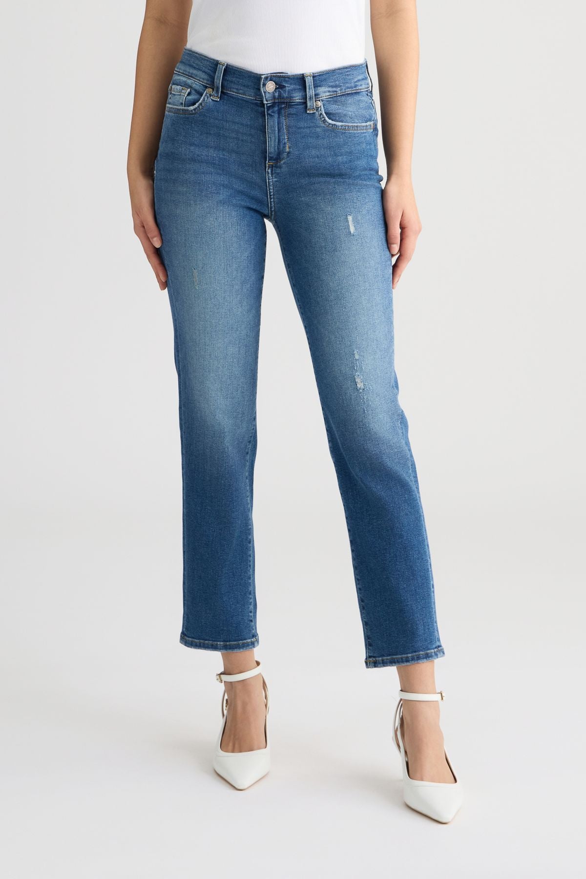 Liu Jo Slim Fit Kısa Paça Jean