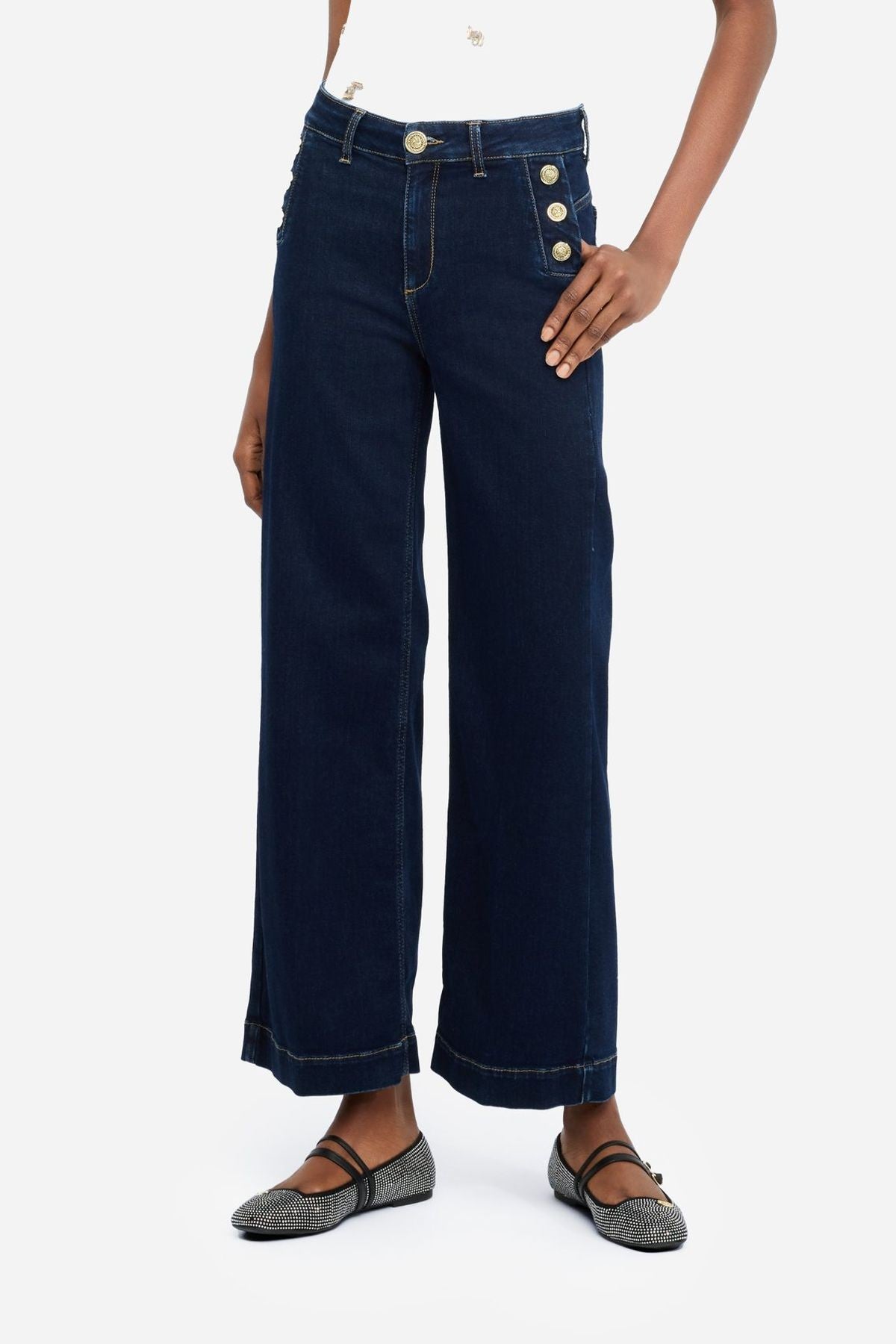 Liu Jo Metal Düğmeli Jean