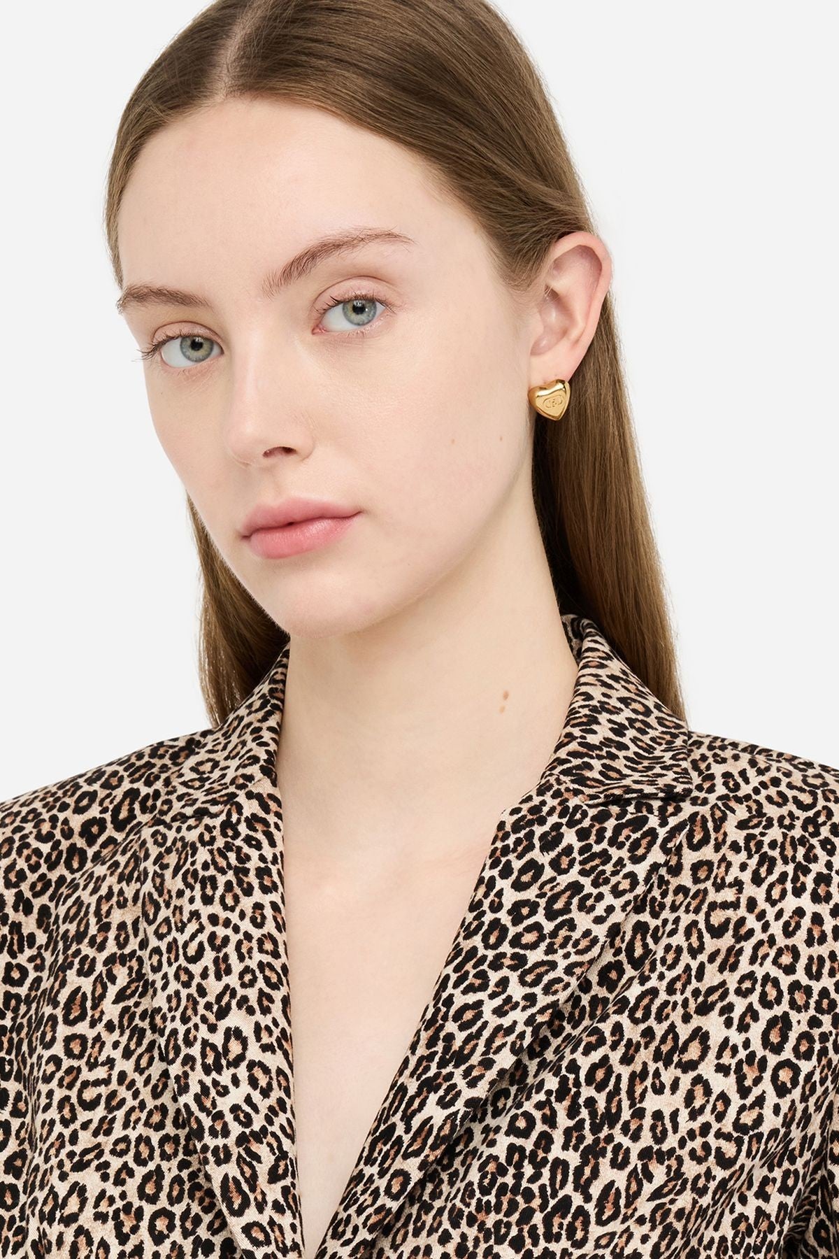 Liu Jo Mikro Leopar Desenli Blazer Ceket