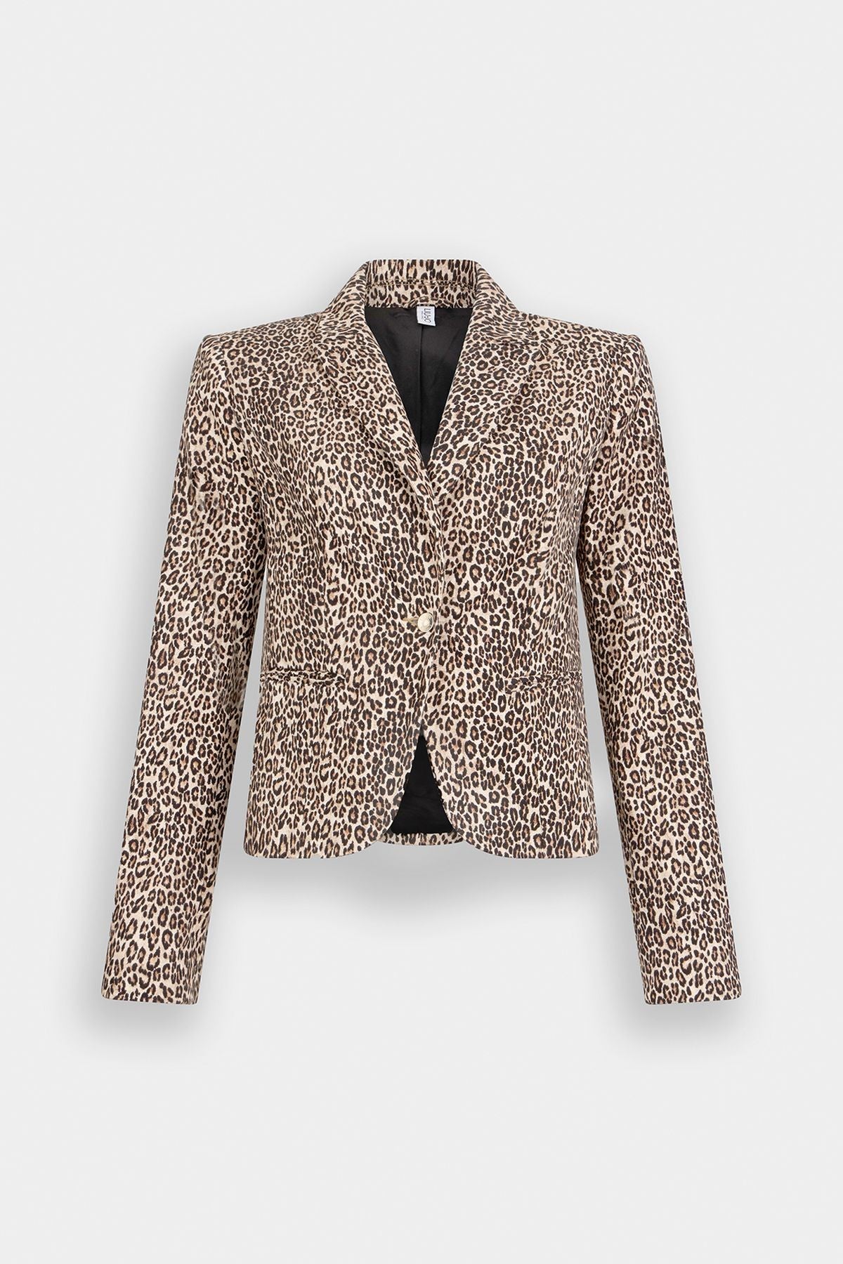 Liu Jo Mikro Leopar Desenli Blazer Ceket