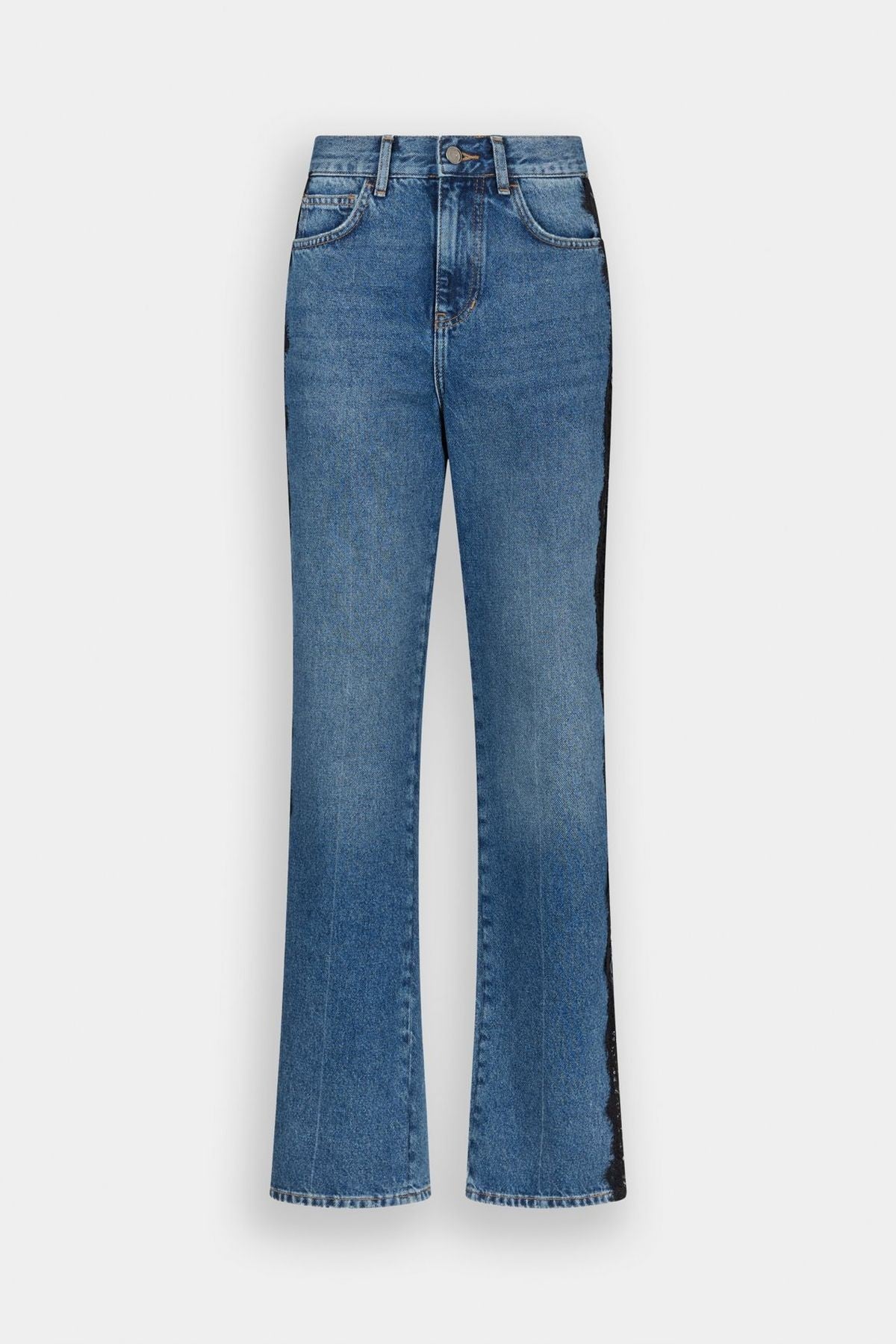 Liu Jo Düz Kesim Yanı Dantelli Jean