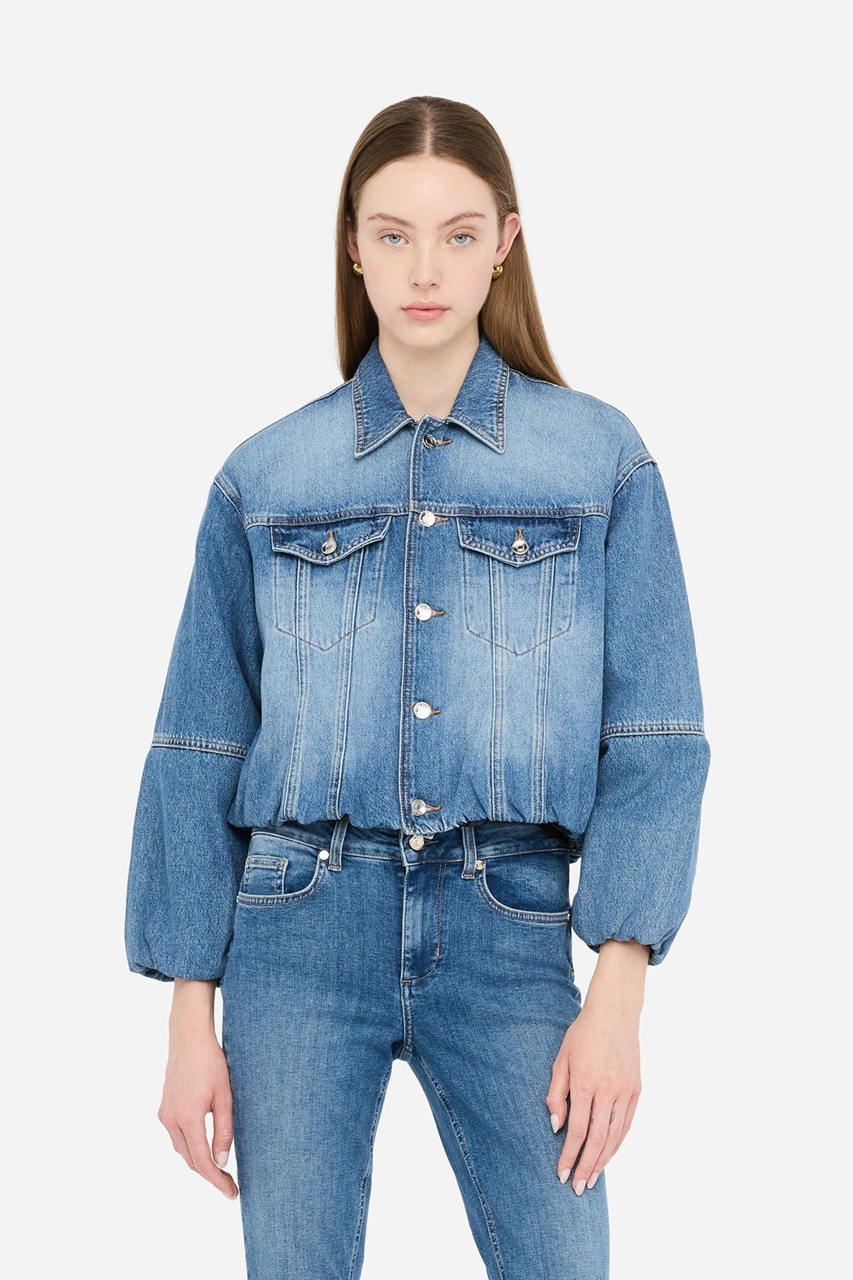 Liu Jo İçi Kapitone Denim Ceket