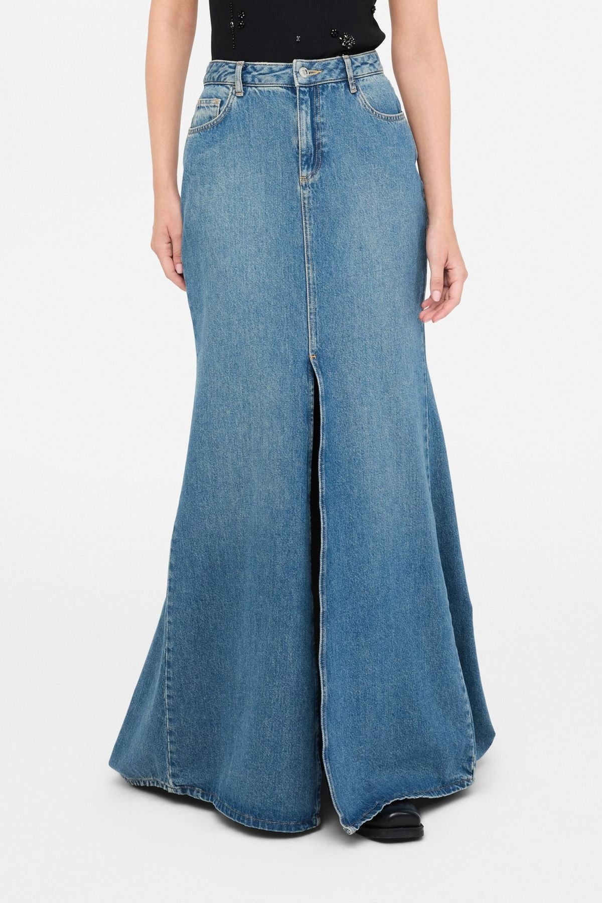 Liu Jo Uzun Denim Etek