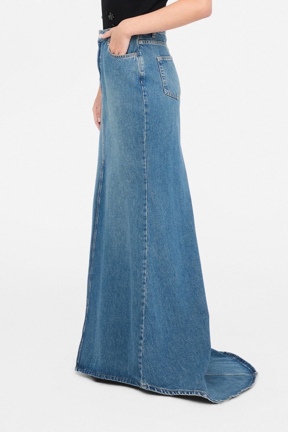 Liu Jo Uzun Denim Etek