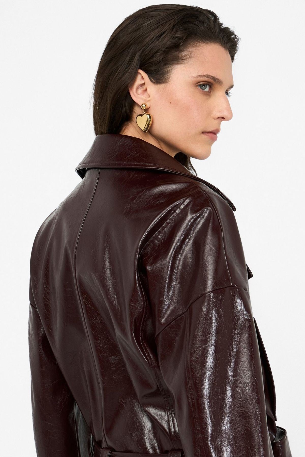 Liu Jo Parlak Biker Ceket