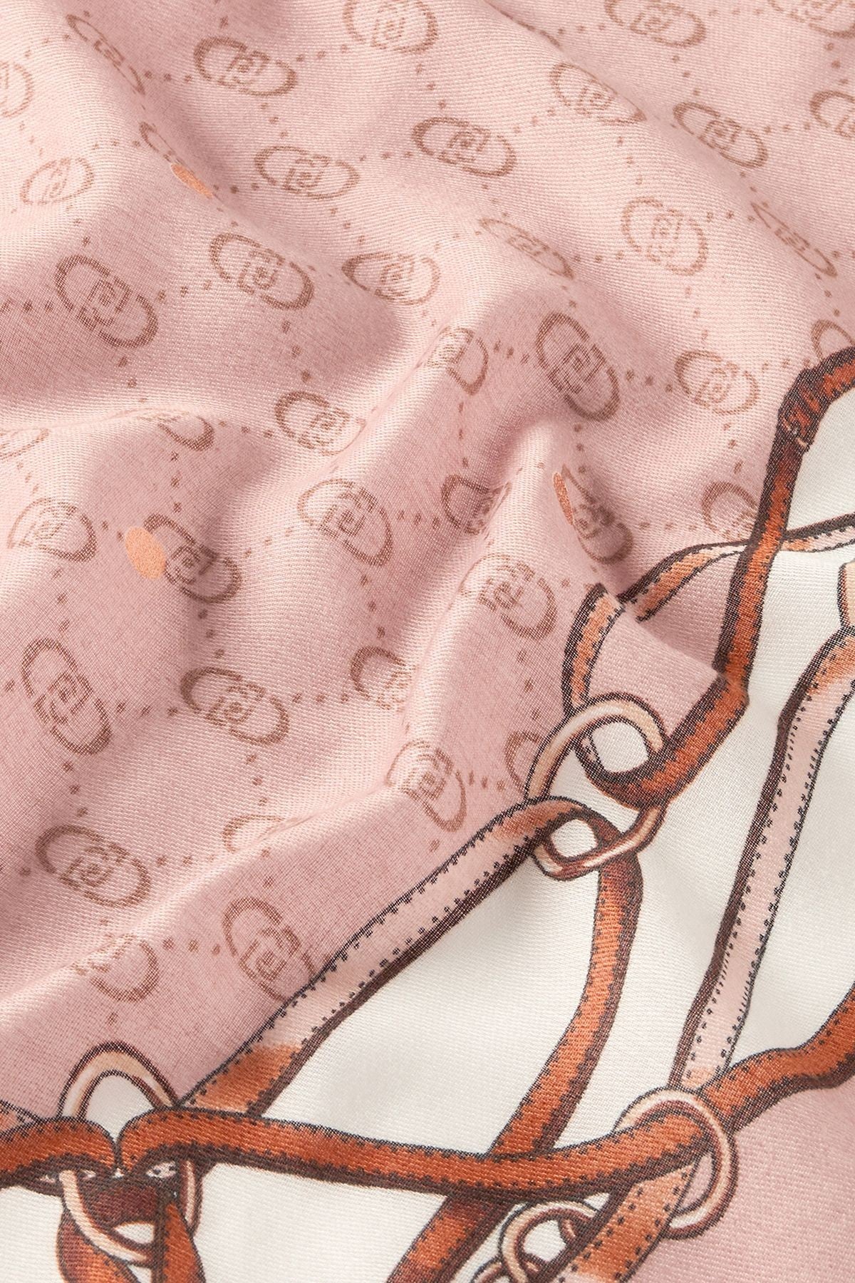 Liu Jo Logolu Ve Grafik Desenli Fular