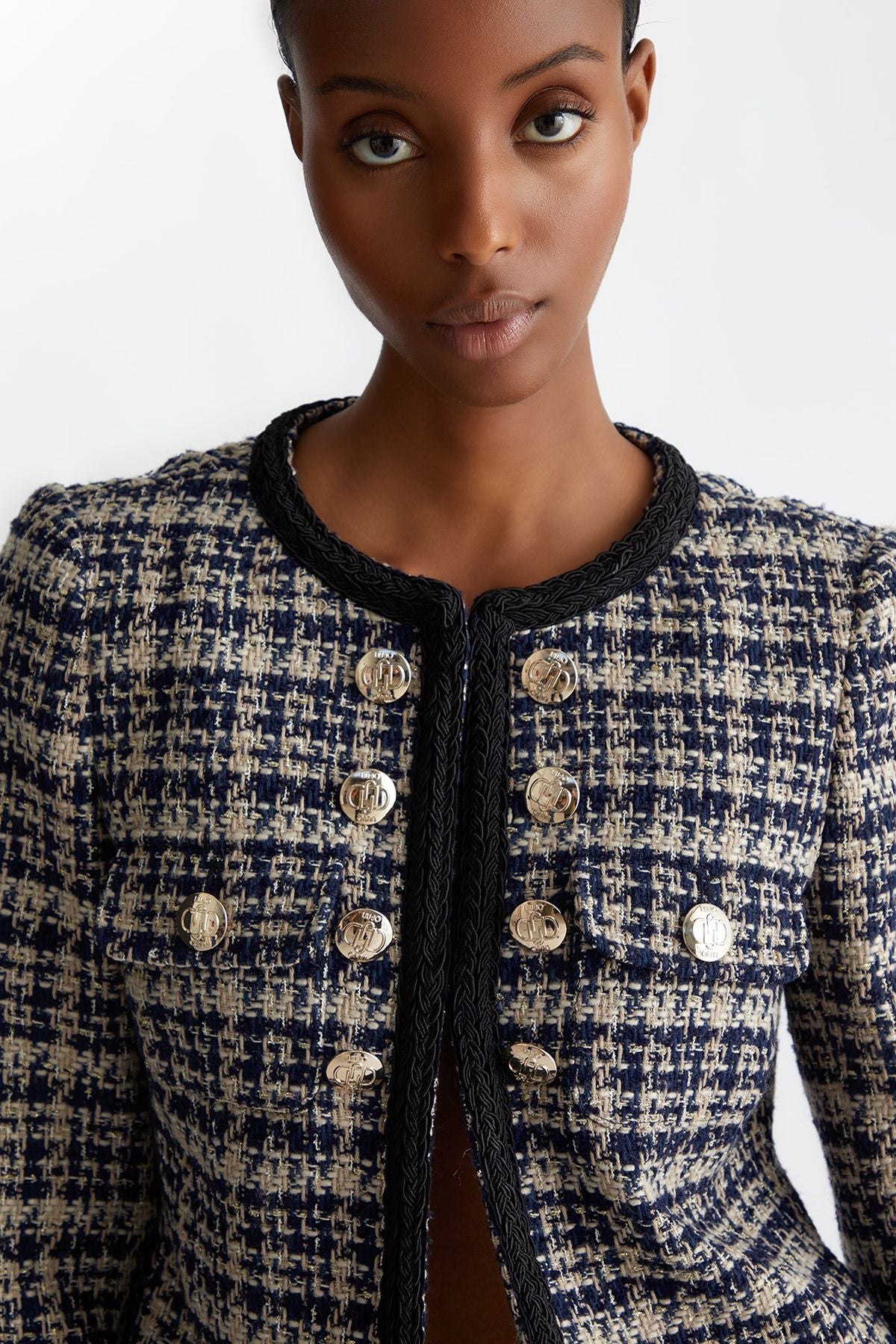 Liu Jo Kareli Buklet Ceket