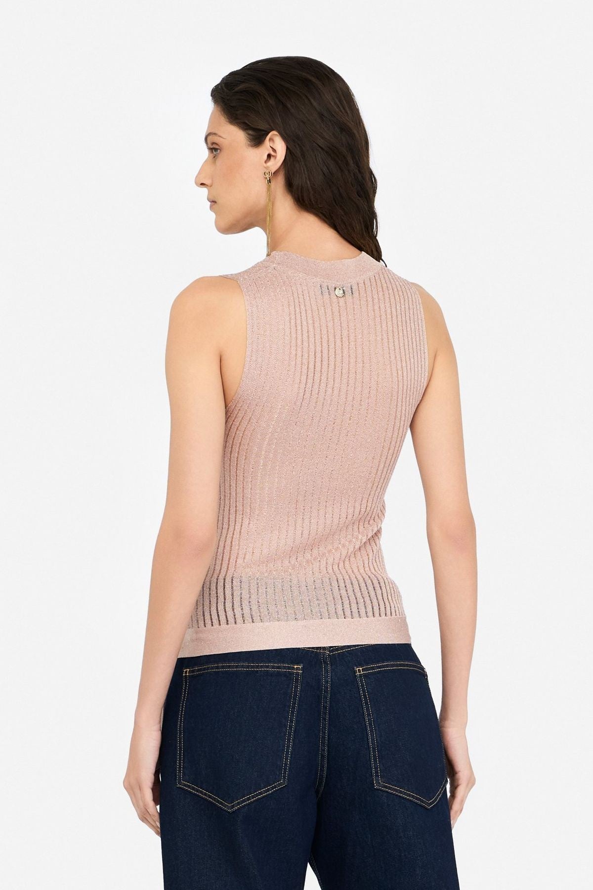 Liu Jo Lurex Kolsuz Triko