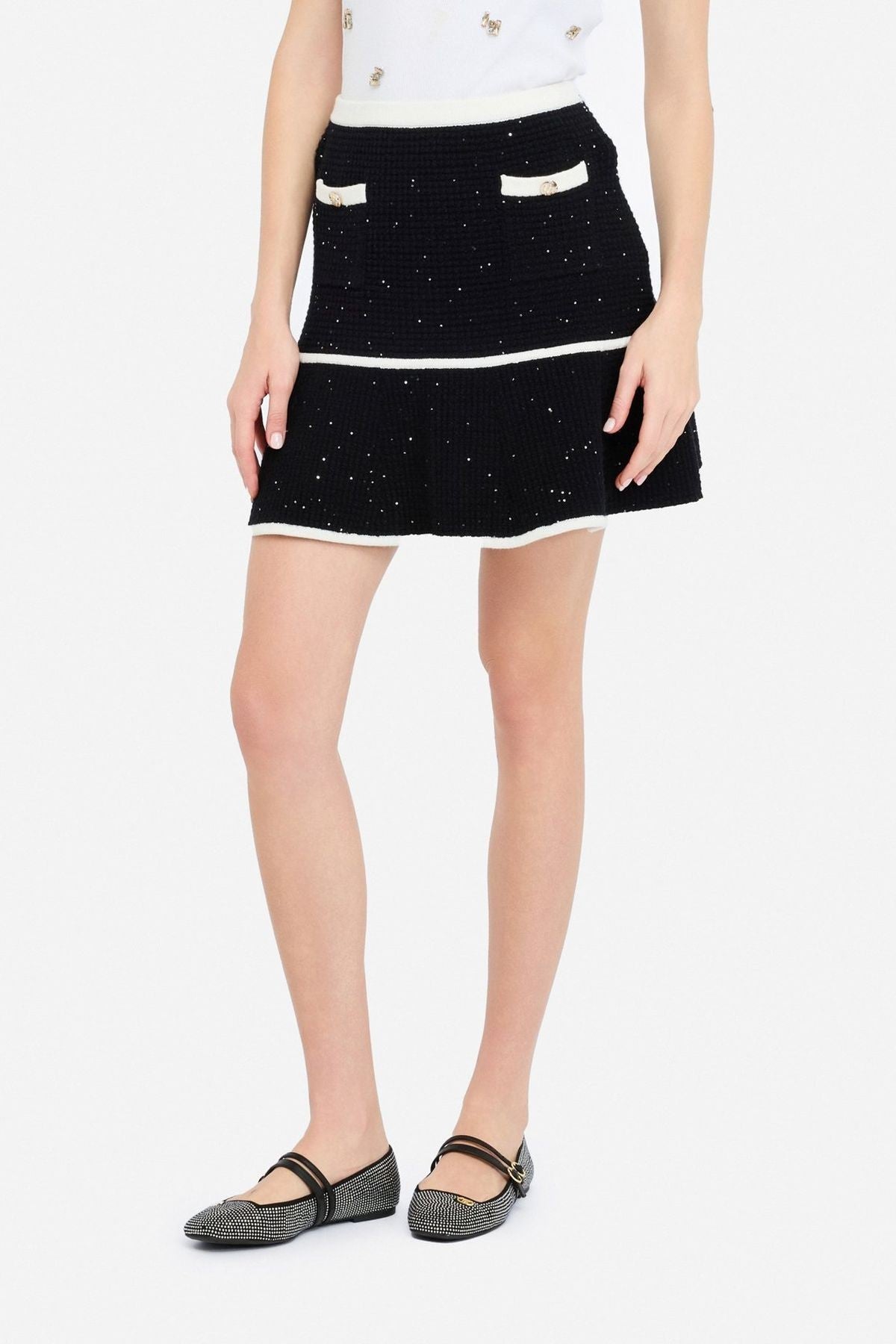 Liu Jo Lurex Triko Mini Etek