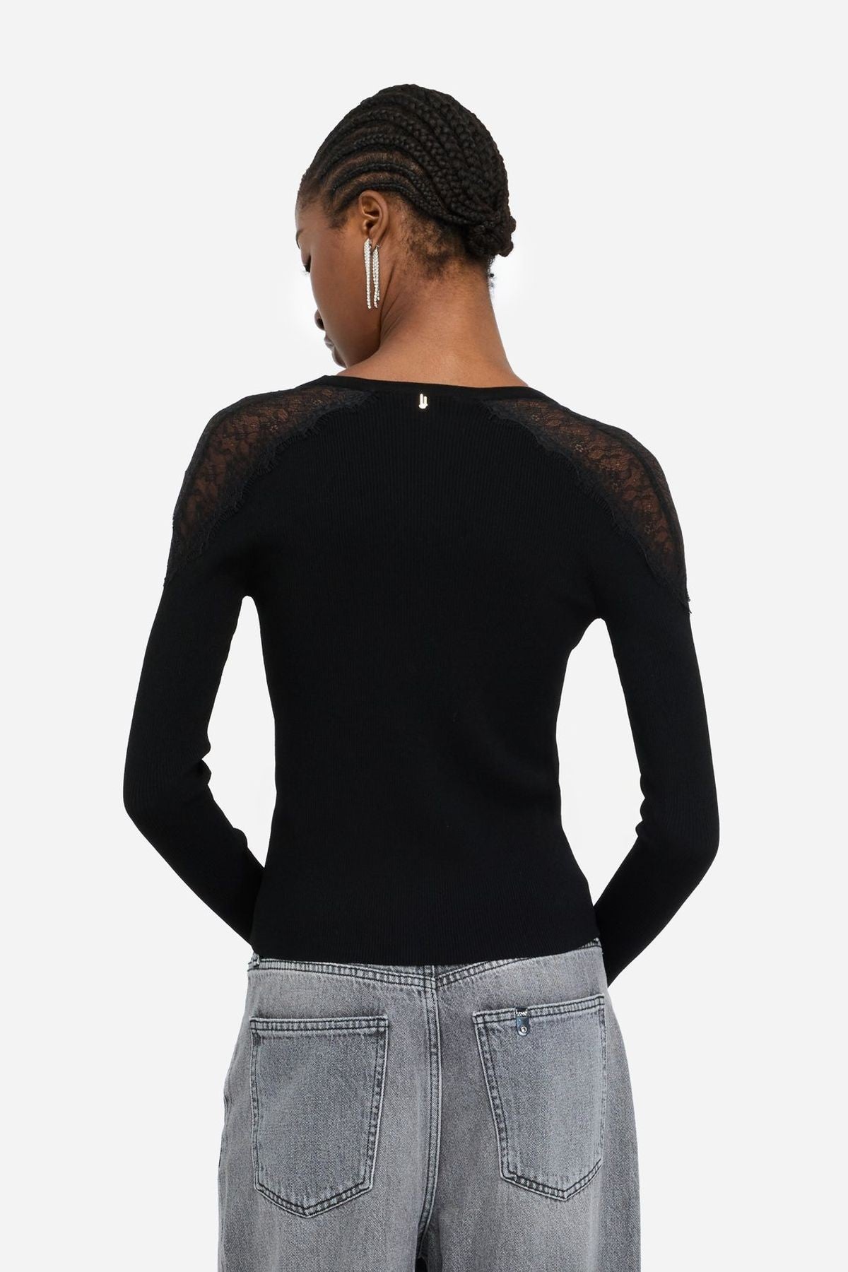 Liu Jo Uzun Kollu Dantelli Hırka